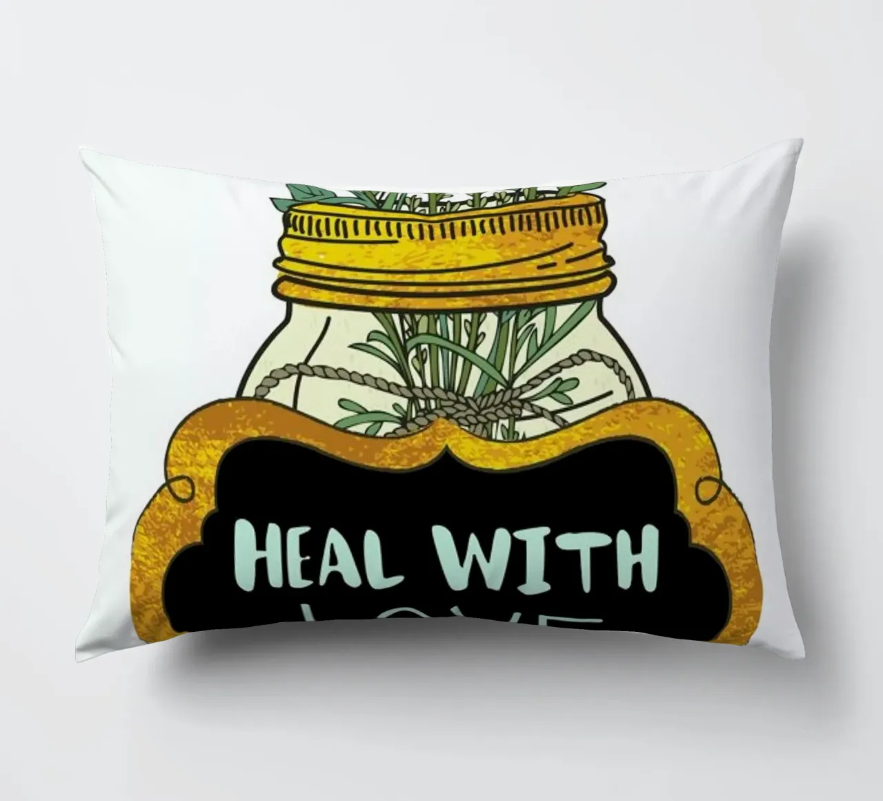 Heal with Love cuscino da Pom Graphic Design