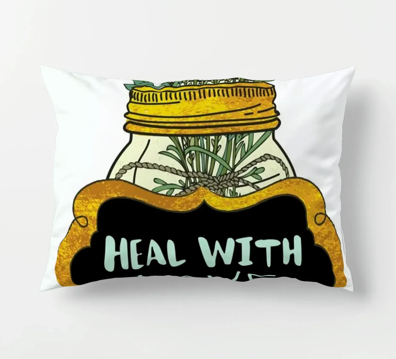 Heal with Love cuscino da Pom Graphic Design