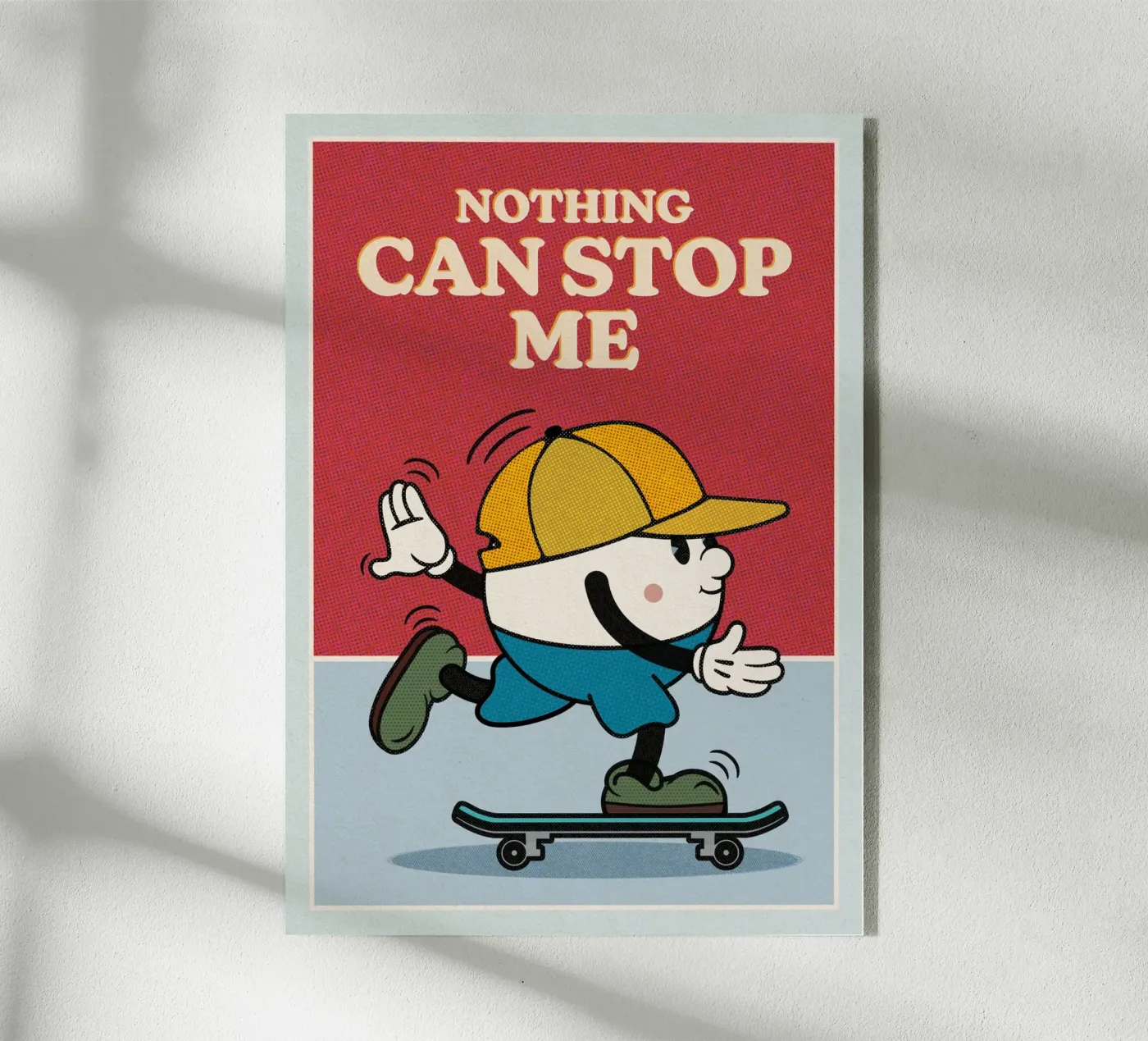 Nothing Can Stop Me plexiglas de lazydaypaper