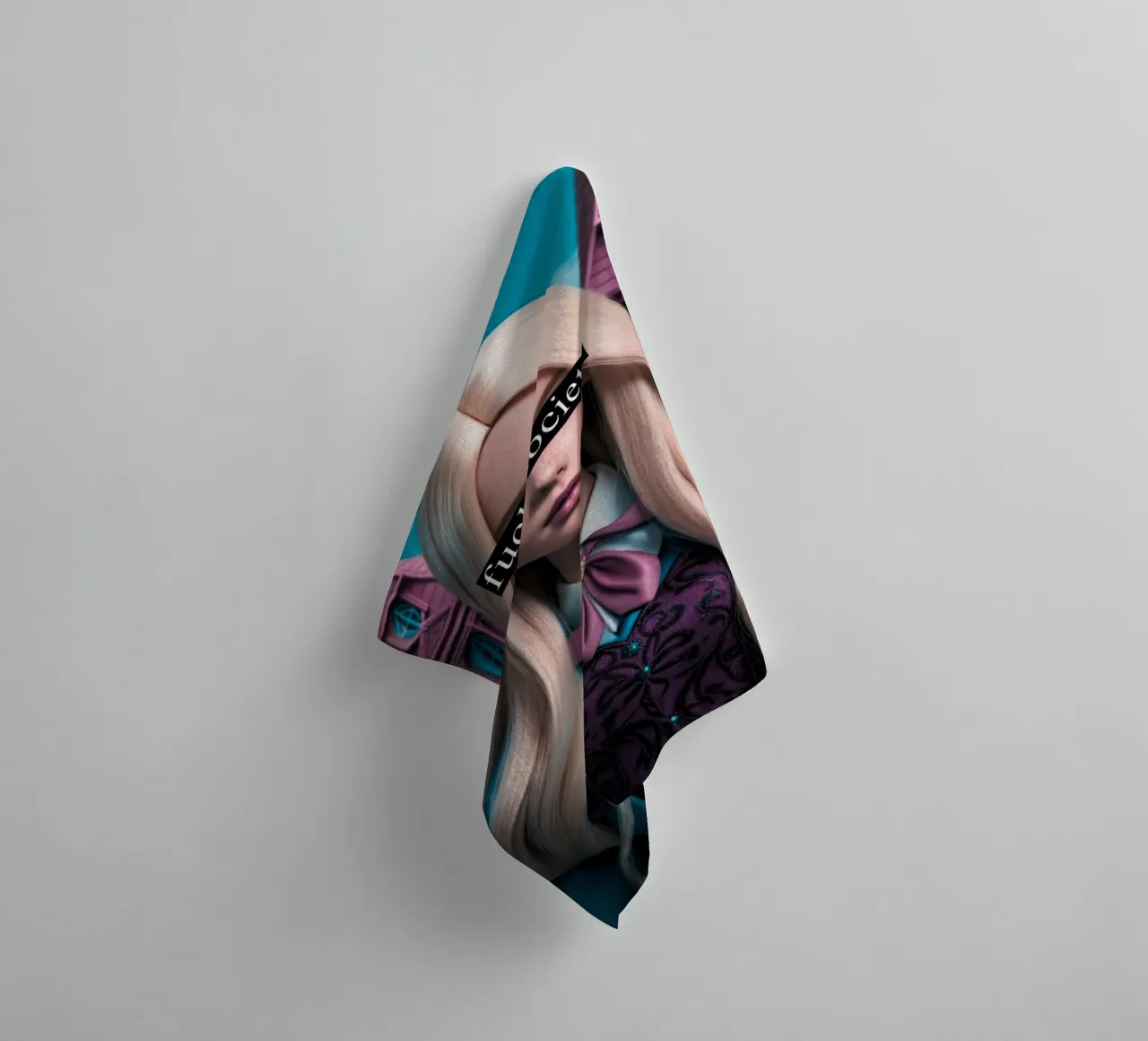 Fanculo la società asciugamano da bagno da ArtDesign by KBK