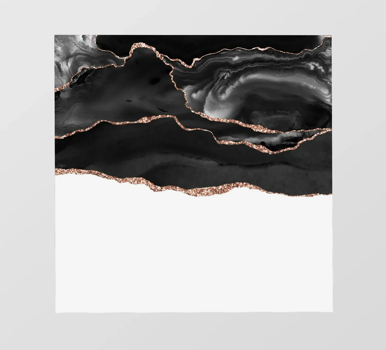 Agata nera e oro rosa Texture 05 telo in pvc da Gemstone Textures