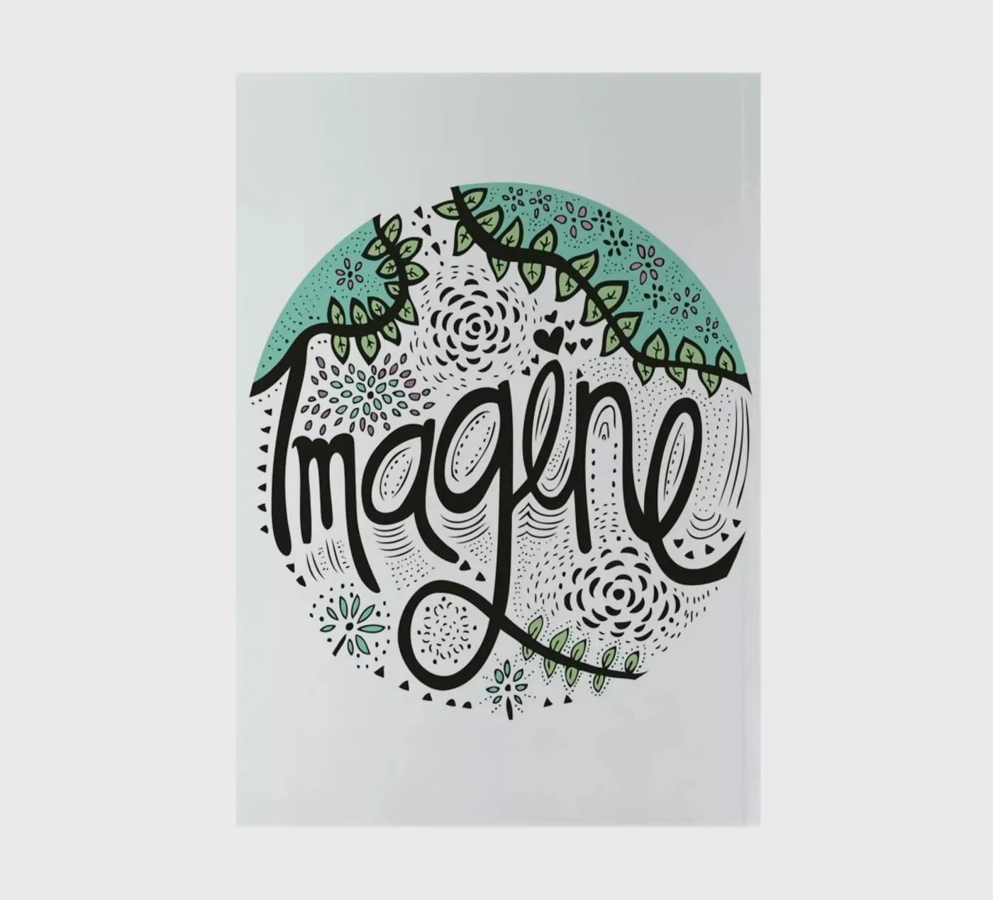 Imagine notebook by Pom Graphic Design