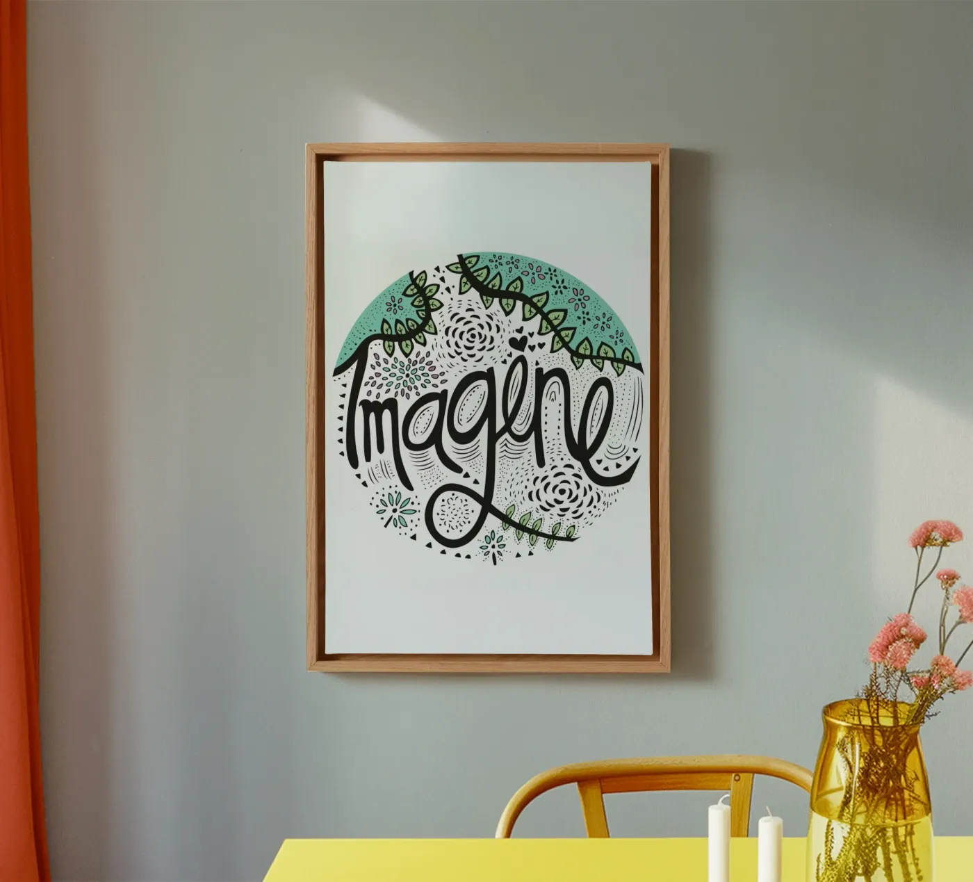 Imagine tela da Pom Graphic Design