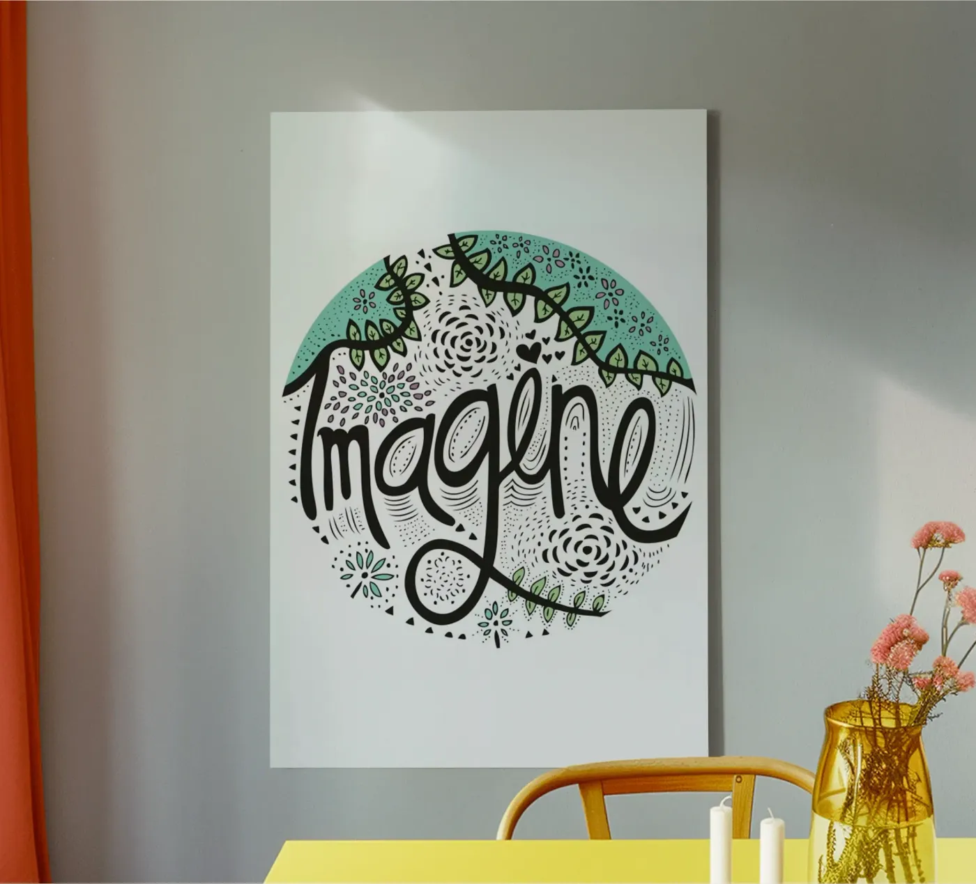 Imagine tela da Pom Graphic Design