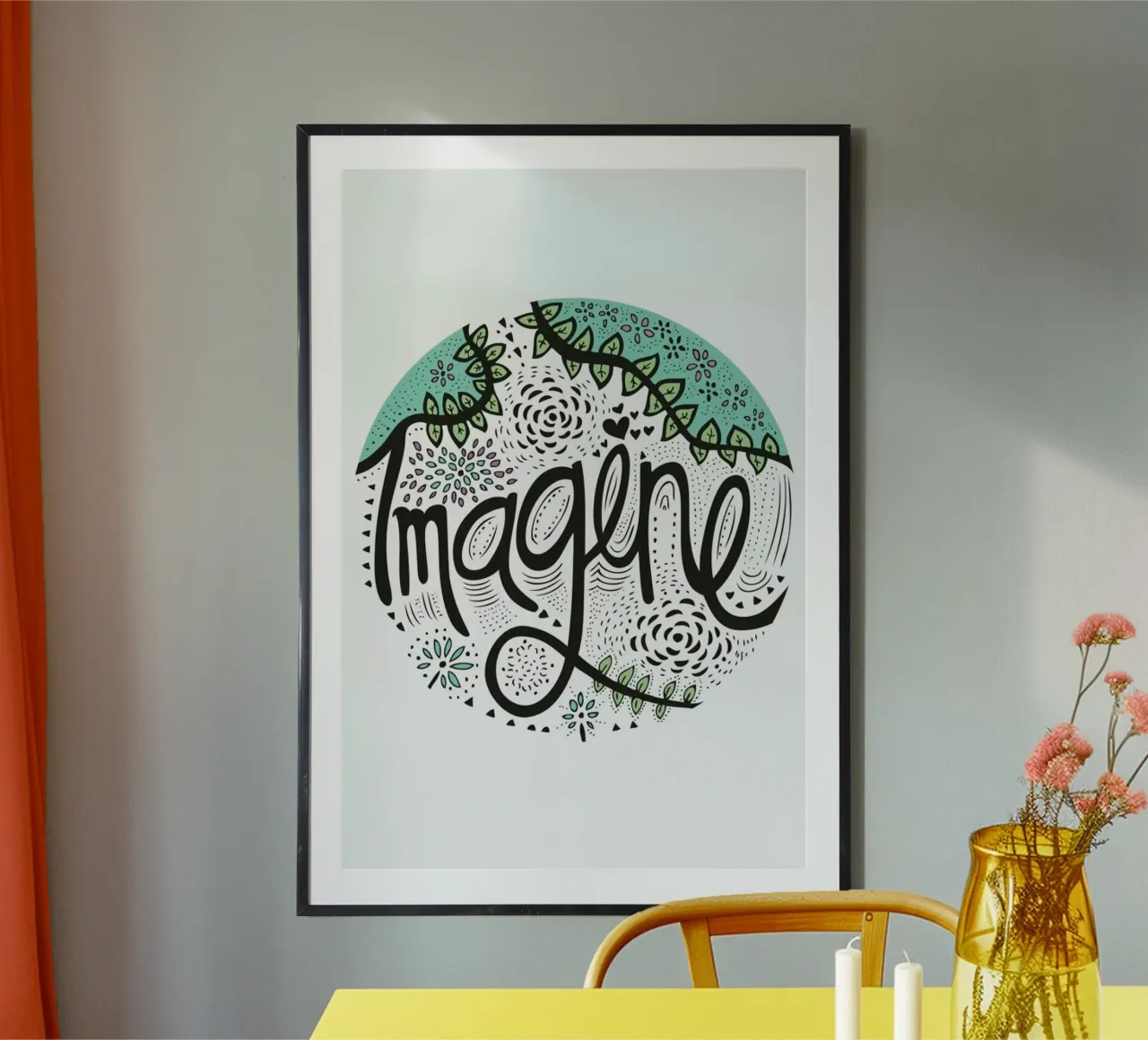 Imagine poster by Pom Graphic Design