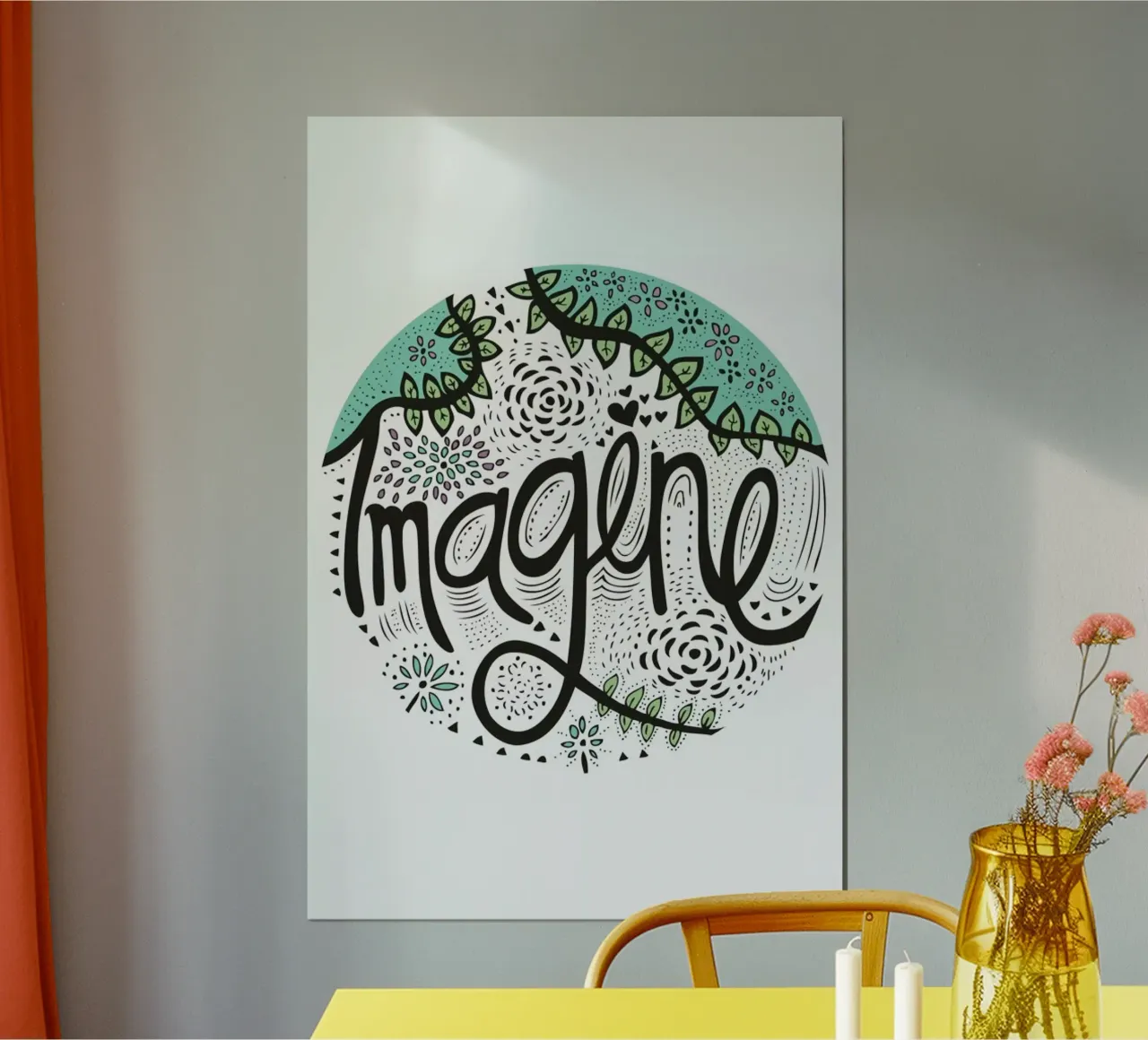 Imagine poster by Pom Graphic Design