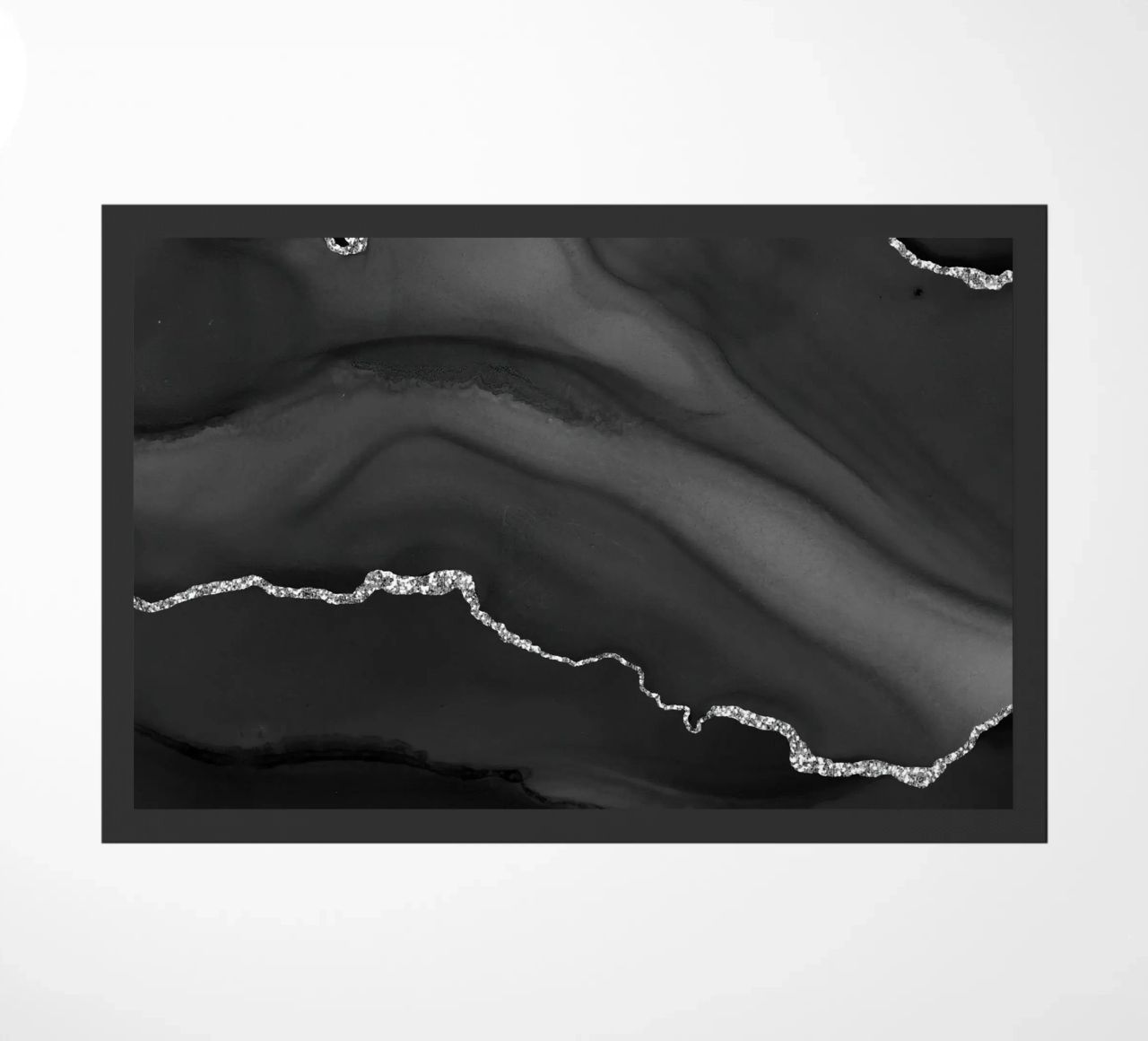 Agata nera e argento Texture 01 zerbino da Gemstone Textures