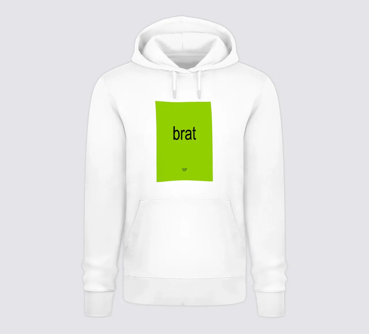 Brat Charli XCX felpa con cappuccio da Attaboy Dsgn