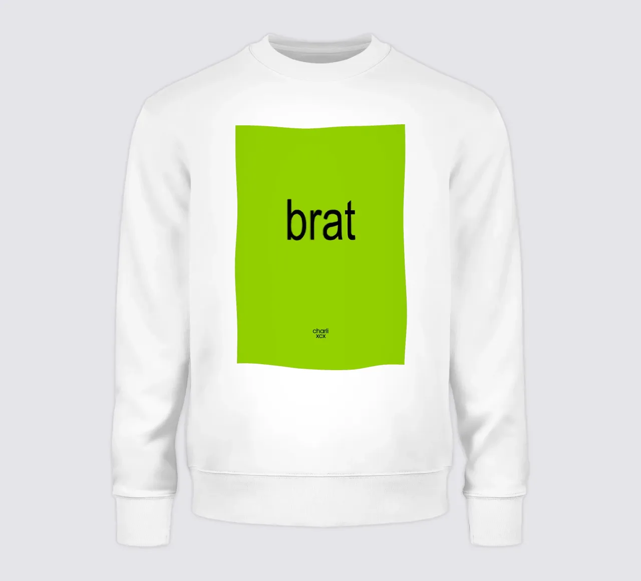 Brat Charli XCX felpa da Attaboy Dsgn
