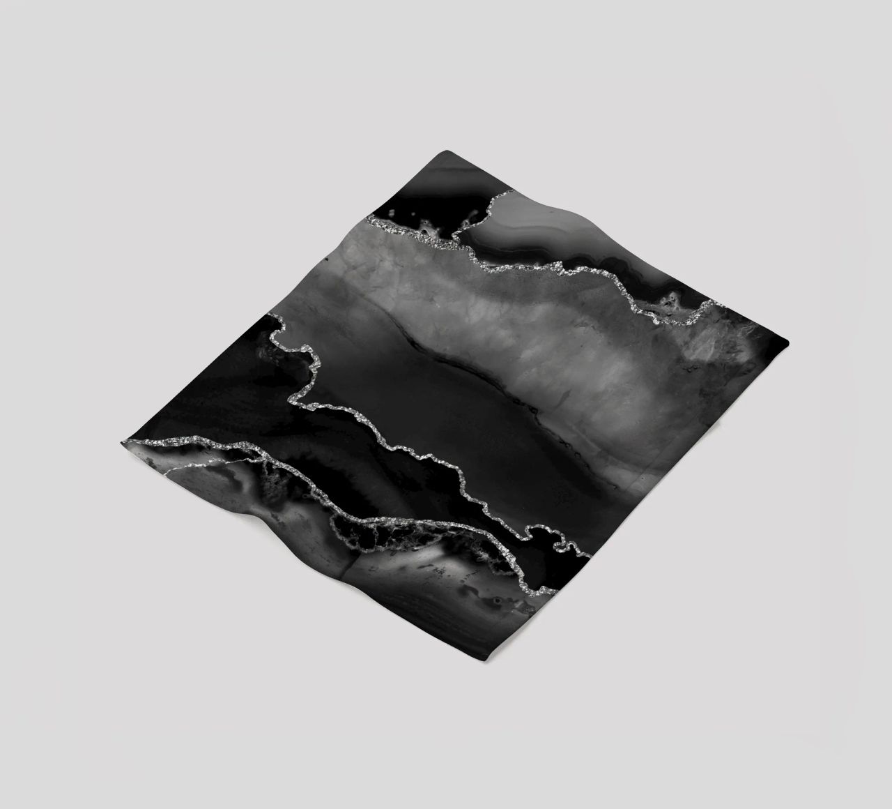 Agata nera e argento Texture 02 coperta in pile da Gemstone Textures