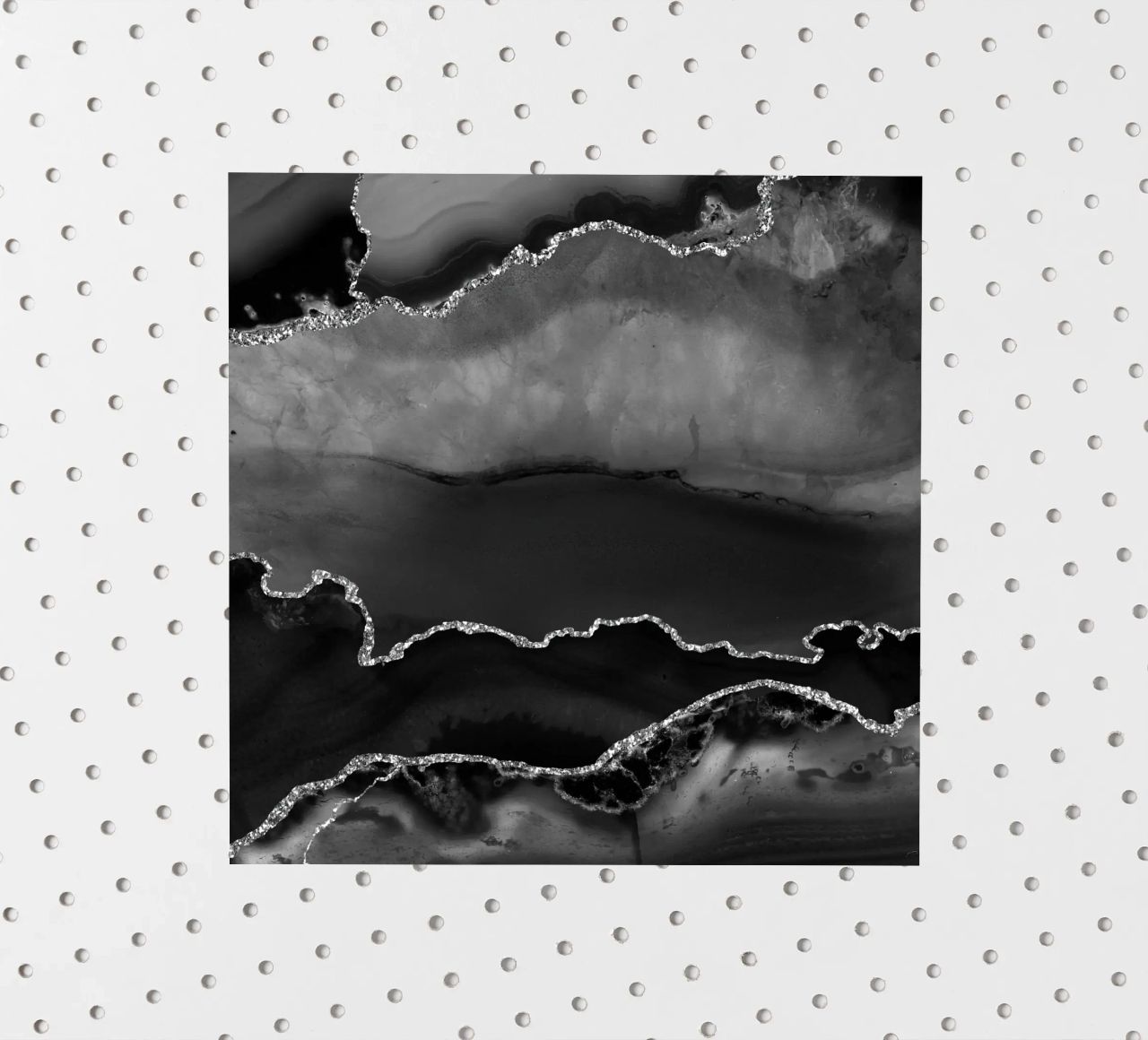 Agata nera e argento Texture 02 adesivo da Gemstone Textures