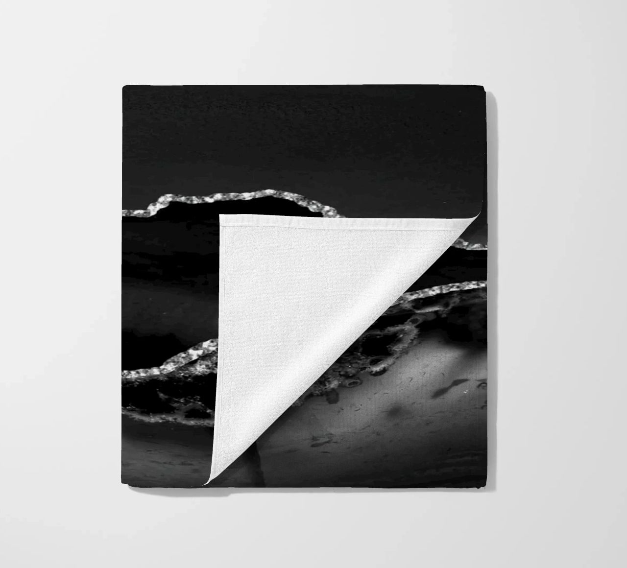 Agata nera e argento Texture 02 telo mare da Gemstone Textures