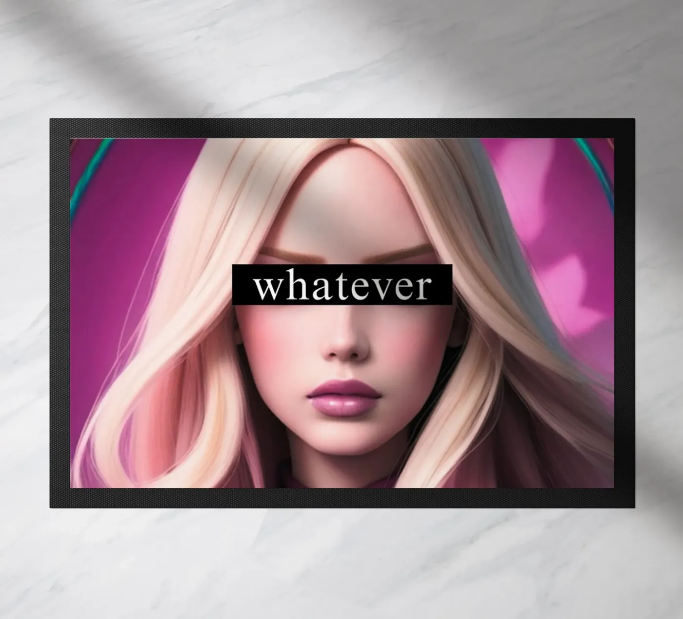 Quoi qu'il en soit paillasson de ArtDesign by KBK