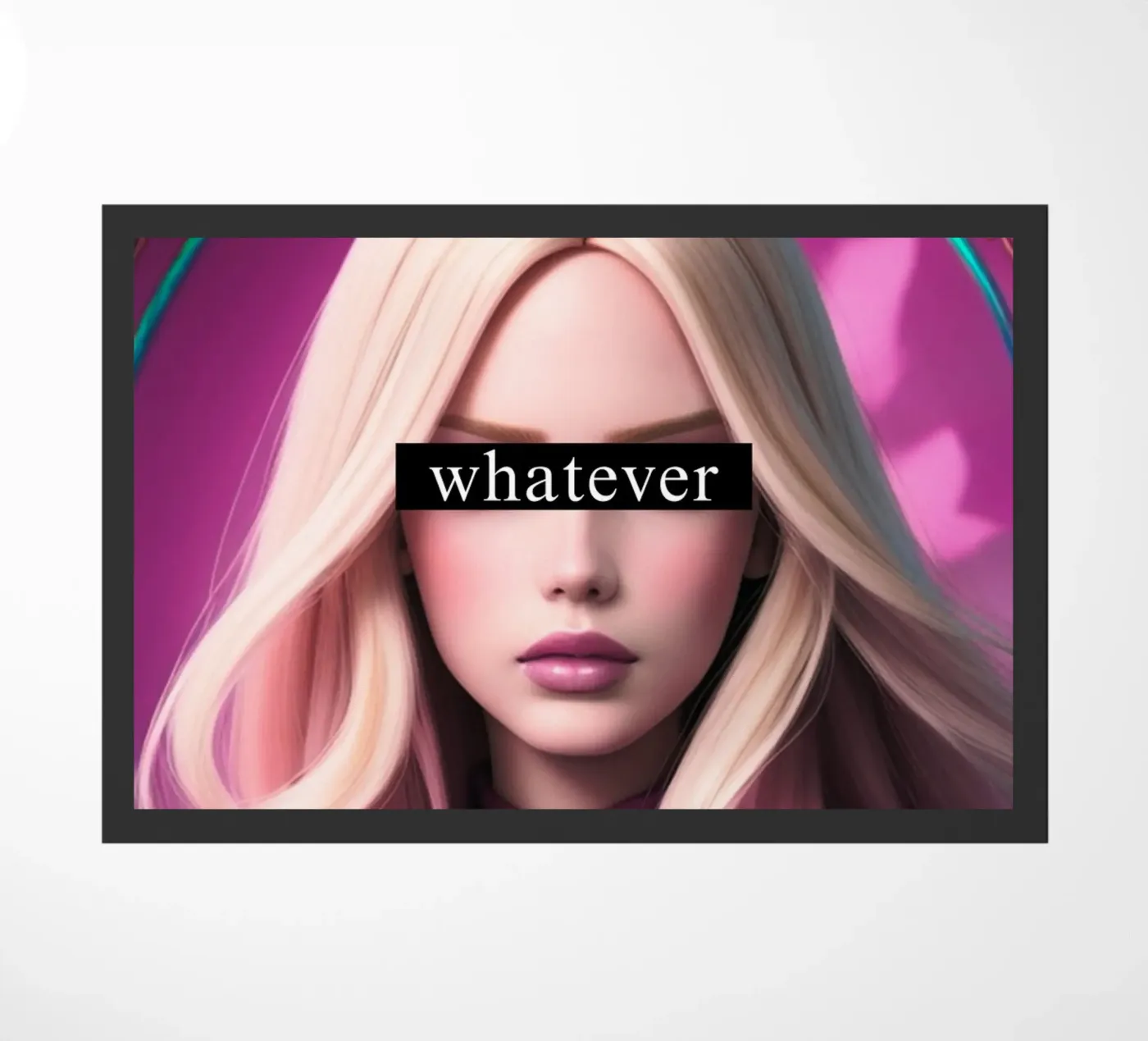 Quoi qu'il en soit paillasson de ArtDesign by KBK