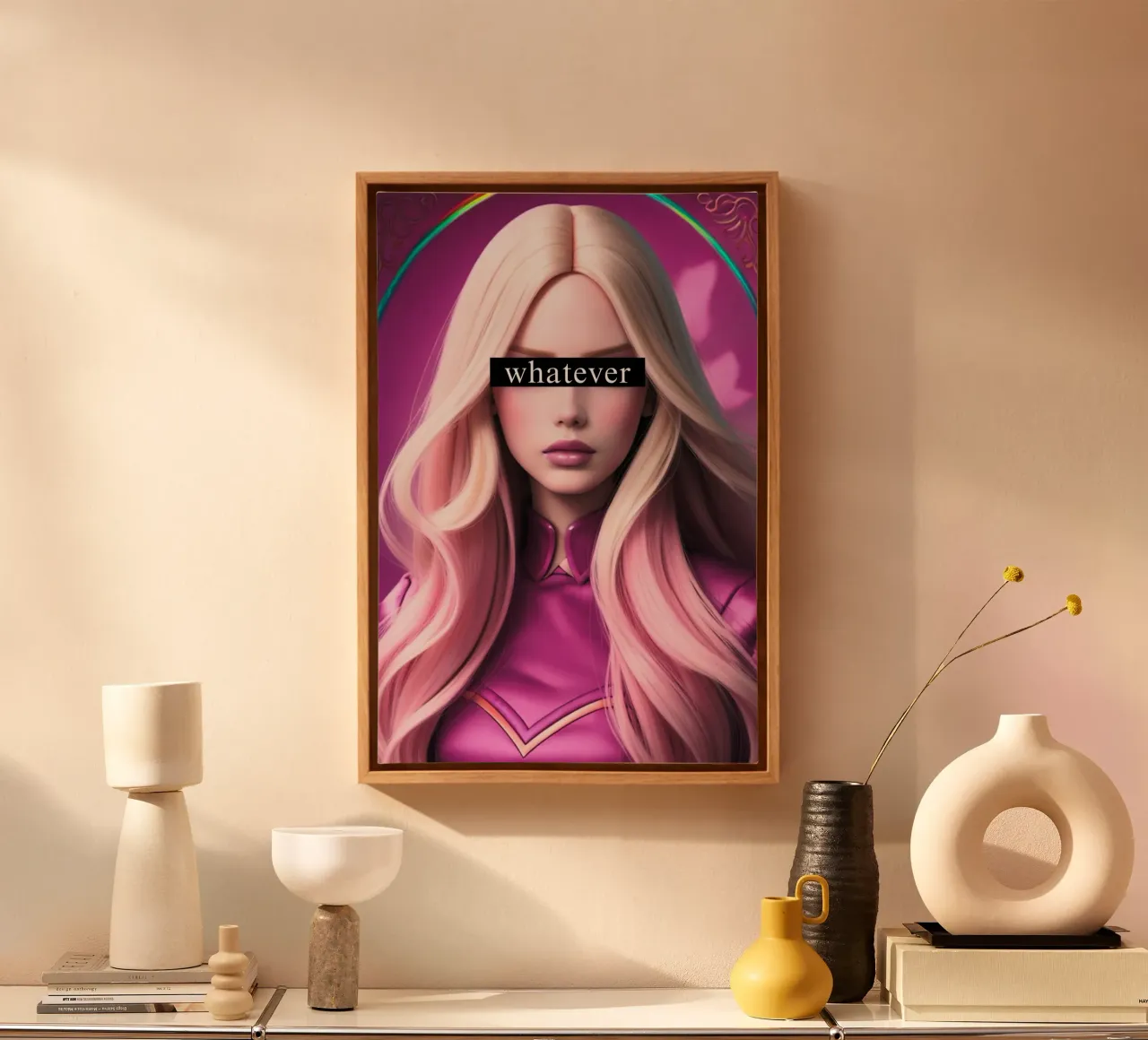qualunque tela con Cornice a cassetta da ArtDesign by KBK