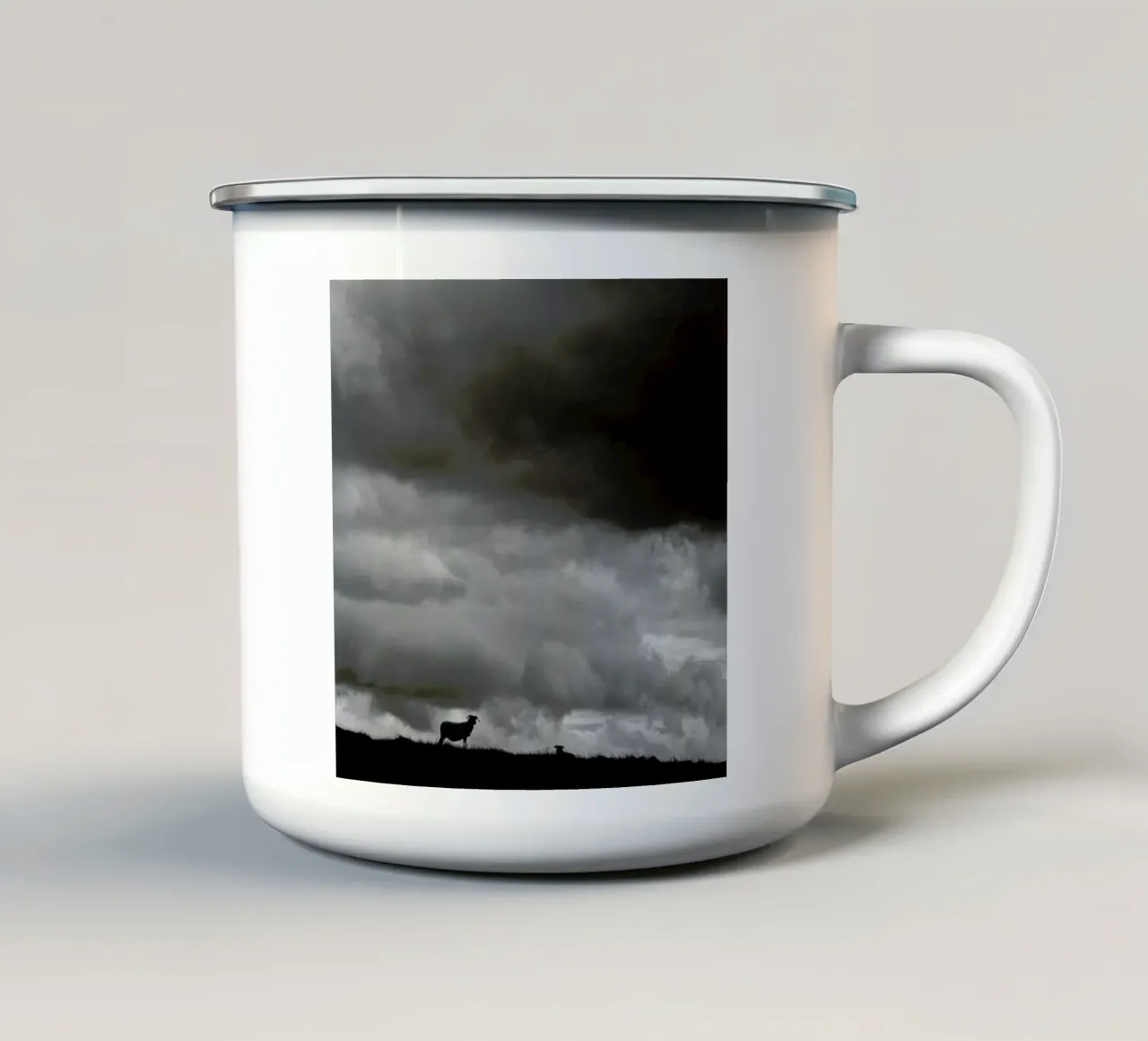 Neighbourhood tazza in smalto da Nur Mut