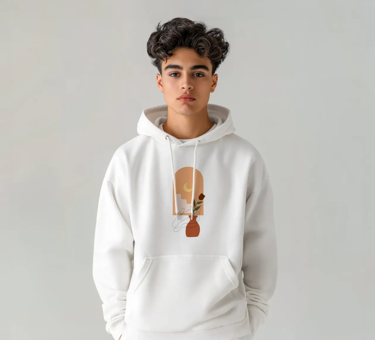 Essenza naturale felpa con cappuccio da Kiroiharu