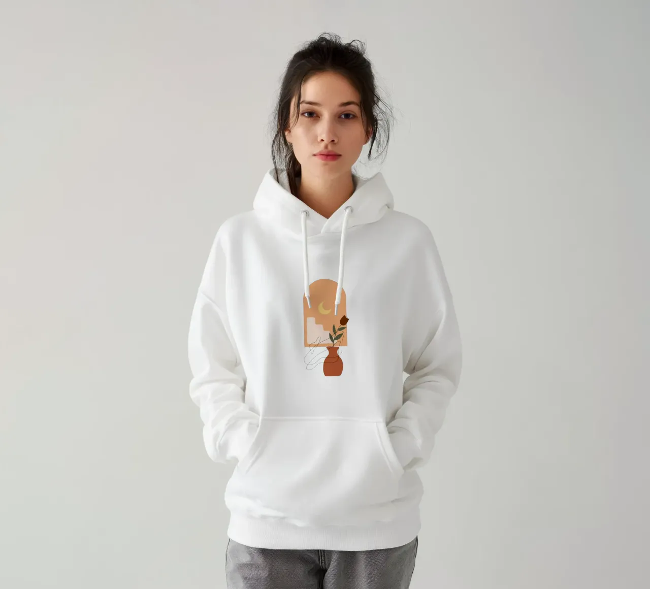 Essenza naturale felpa con cappuccio da Kiroiharu