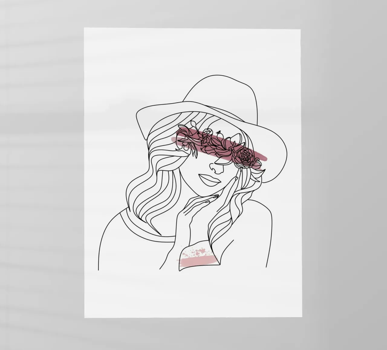 Line Art Donna II pellicola backlit da ArtDesign by KBK