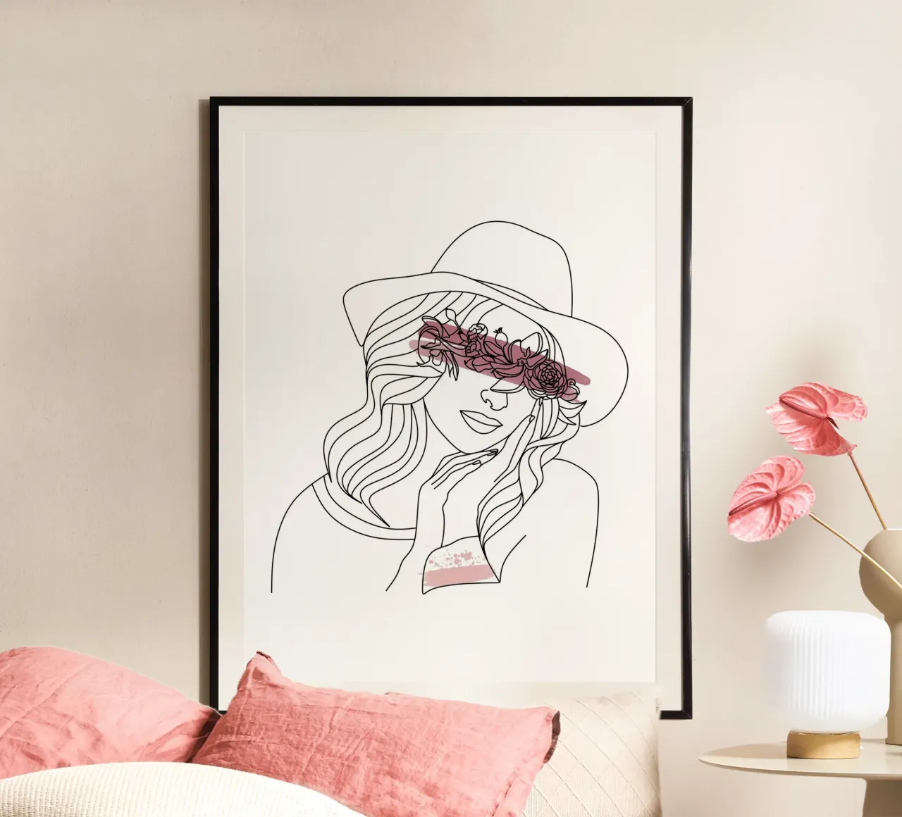 Line Art Donna II poster da ArtDesign by KBK