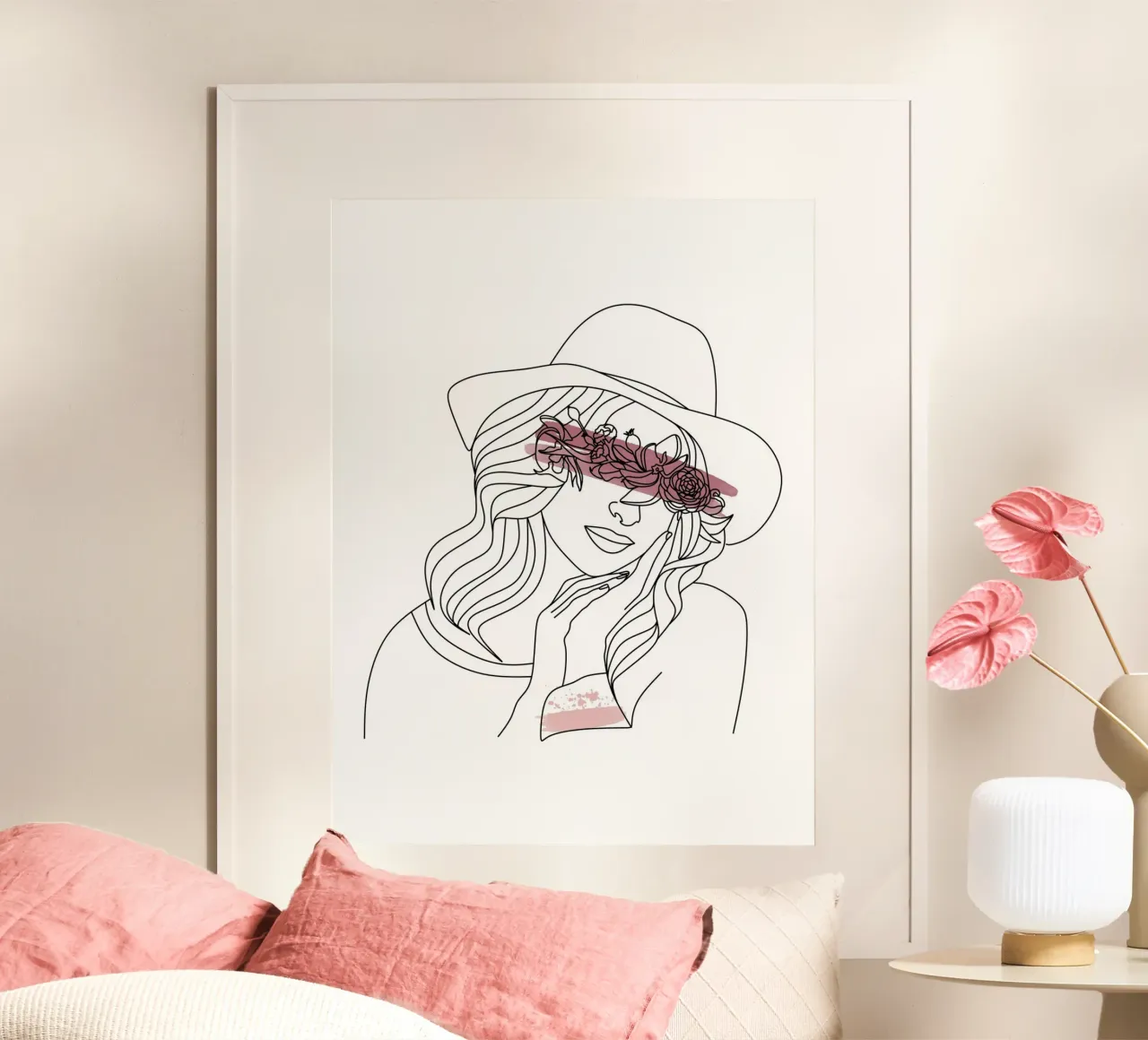 Line Art Donna II poster da ArtDesign by KBK