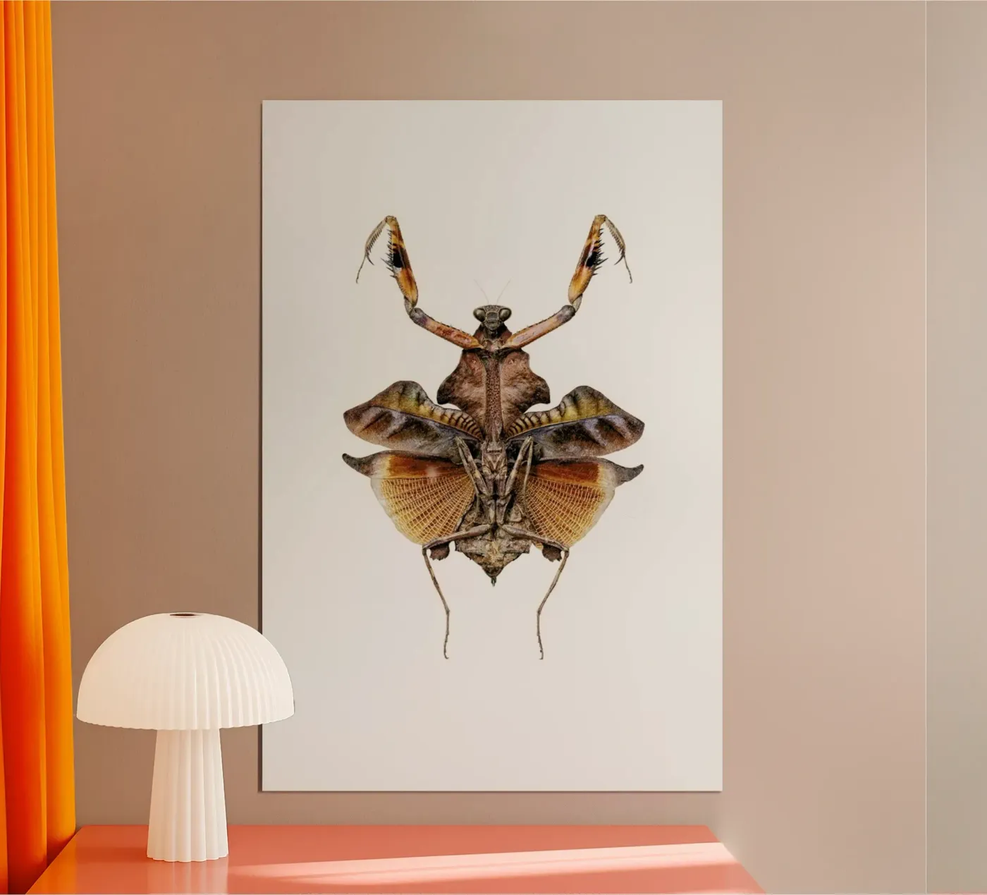 Giant Walking Leaf poster by Curious Collections by Marielle Leenders