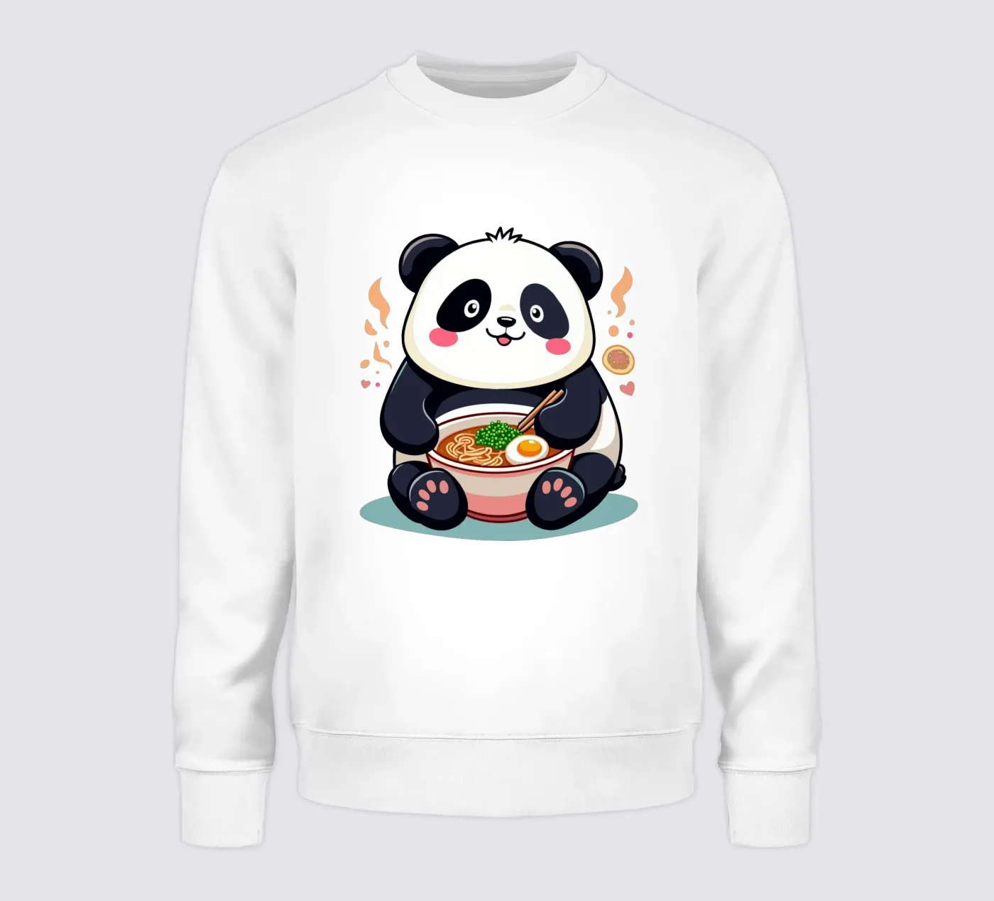 Panda mangia il ramen felpa da artdesign1985