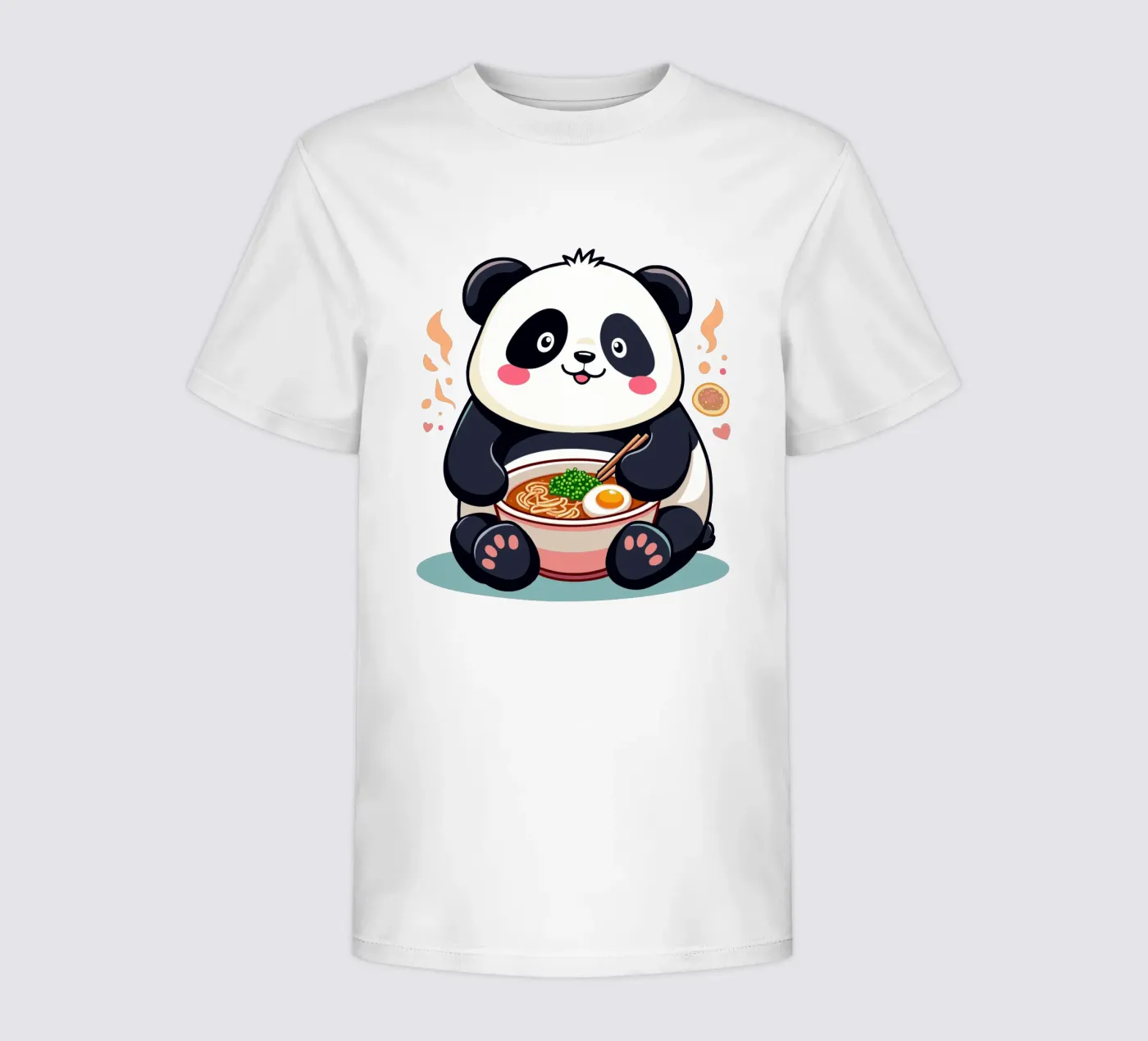Panda mangia il ramen t-shirt bambini da artdesign1985
