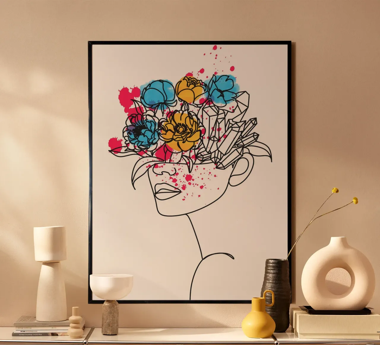 Line Art Donna VI poster da ArtDesign by KBK
