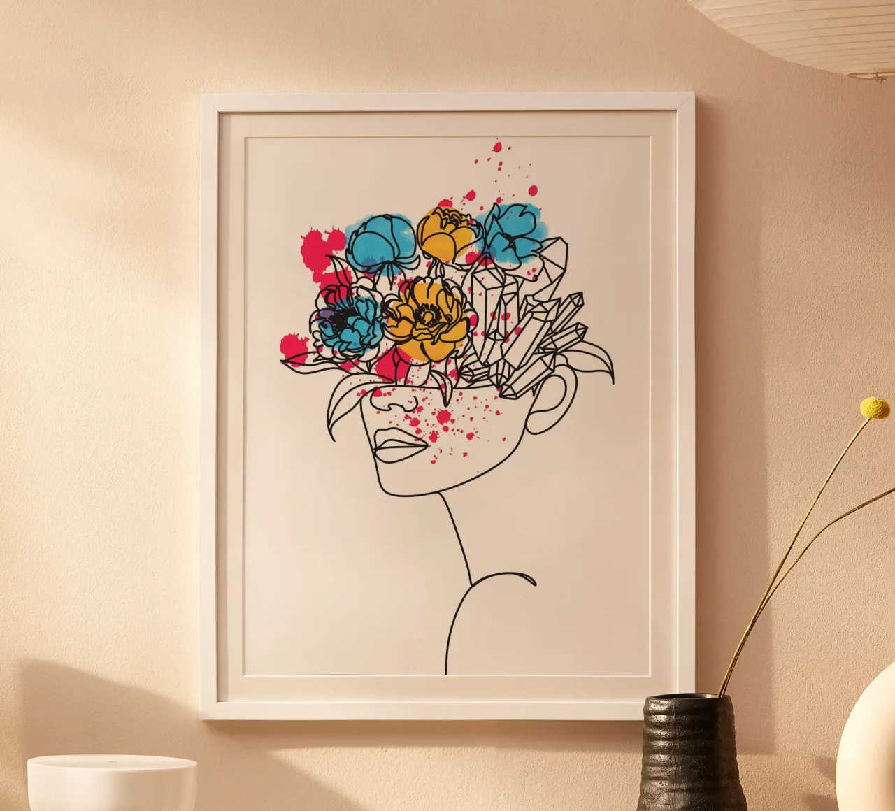 Line Art Donna VI poster da ArtDesign by KBK