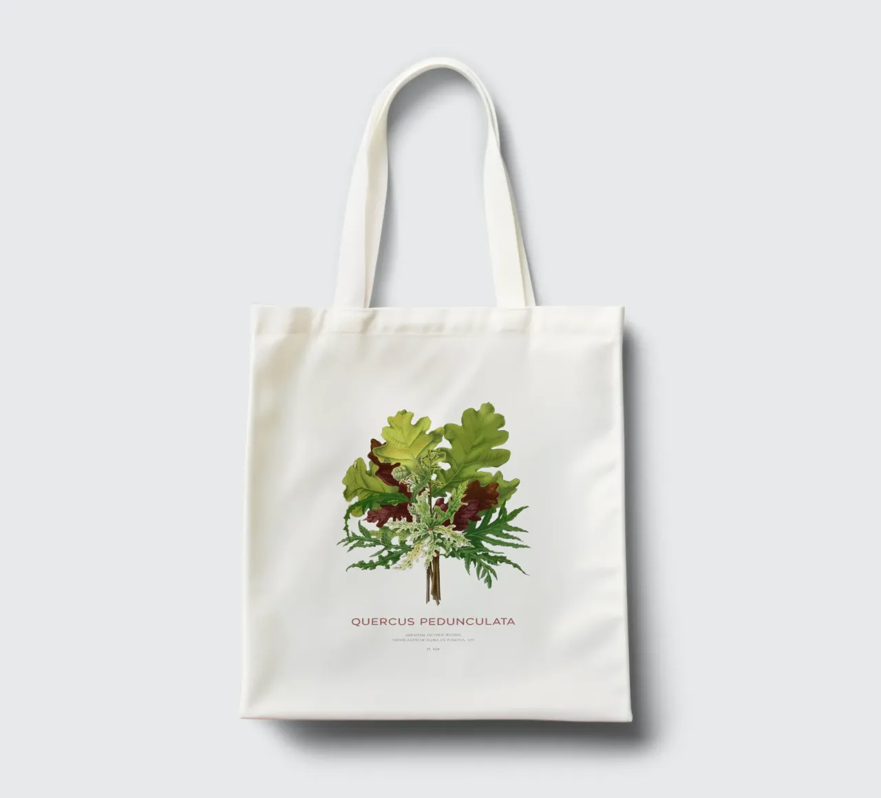 Stieleiche oder Quercus pedunculata Jutebeutel von Vintagrafica