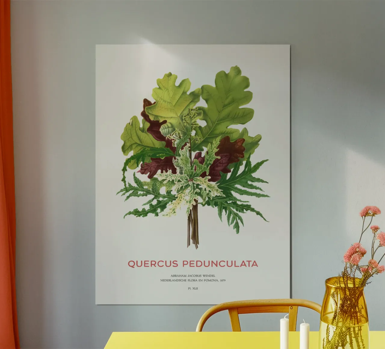 Stieleiche oder Quercus pedunculata Hahnemühle von Vintagrafica