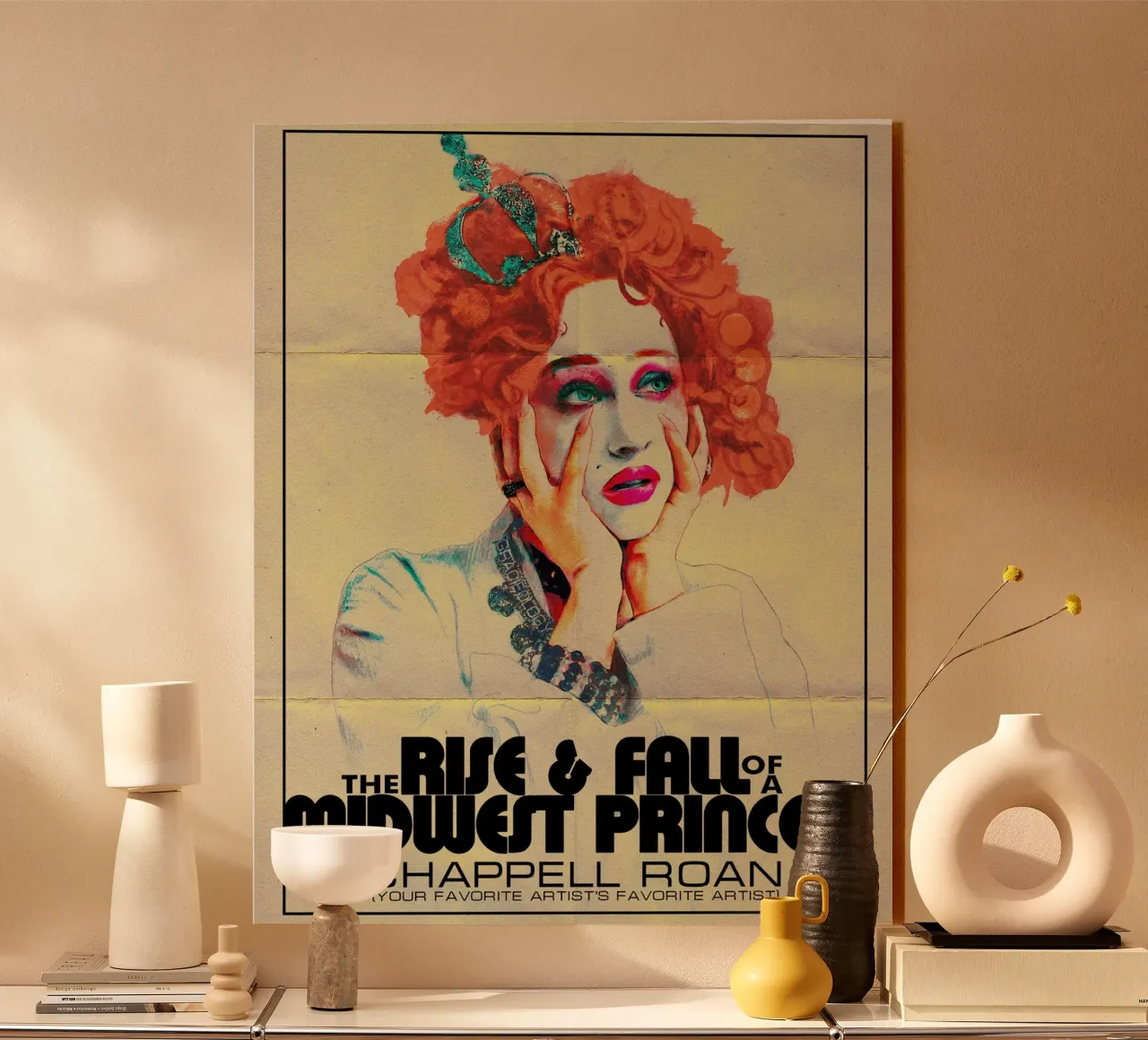 Chappell Roan 'The Rise and Fall of a Midwest Princess plexiglass da Attaboy Dsgn