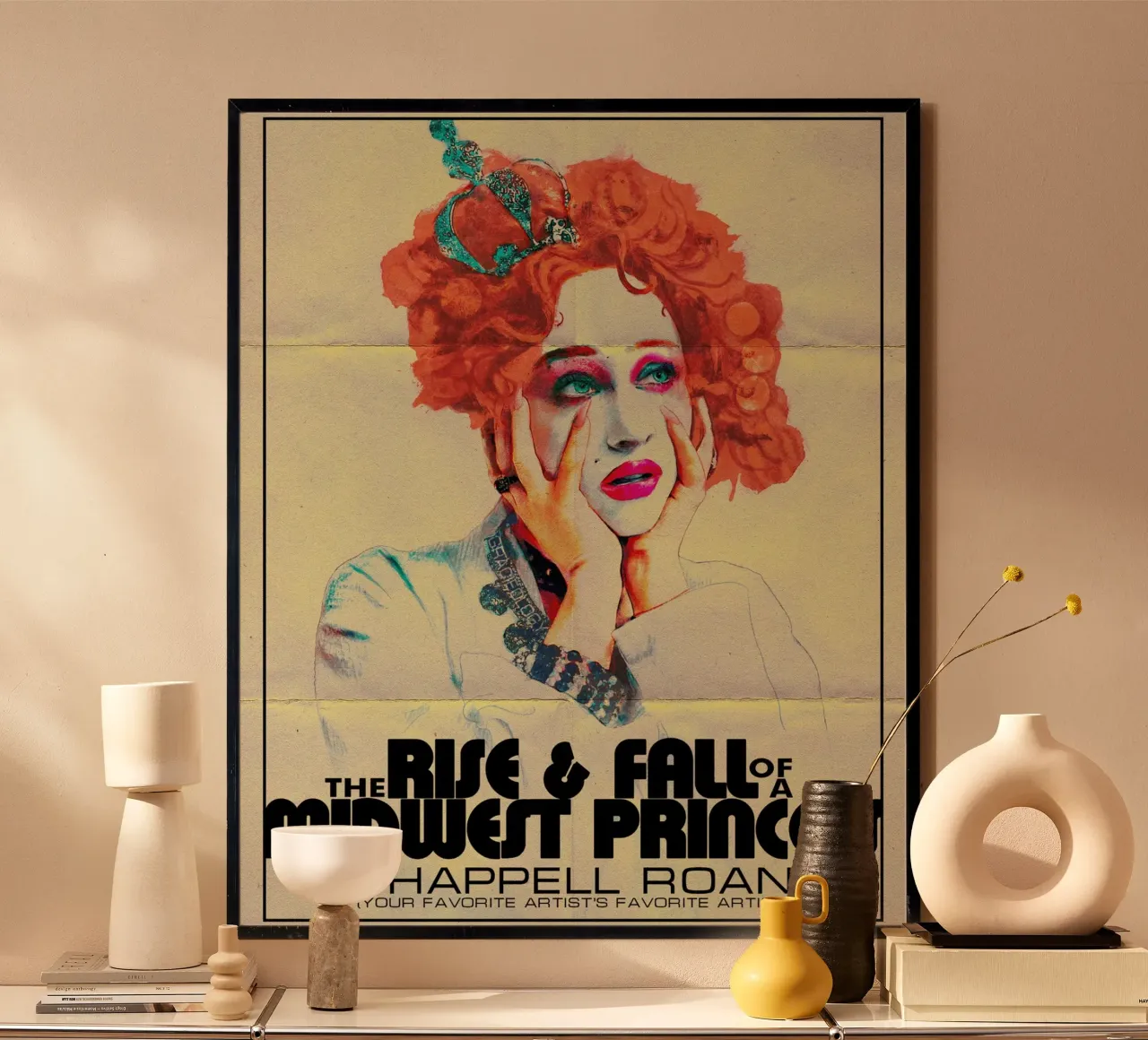 Chappell Roan 'The Rise and Fall of a Midwest Princess carta hahnemühle da Attaboy Dsgn