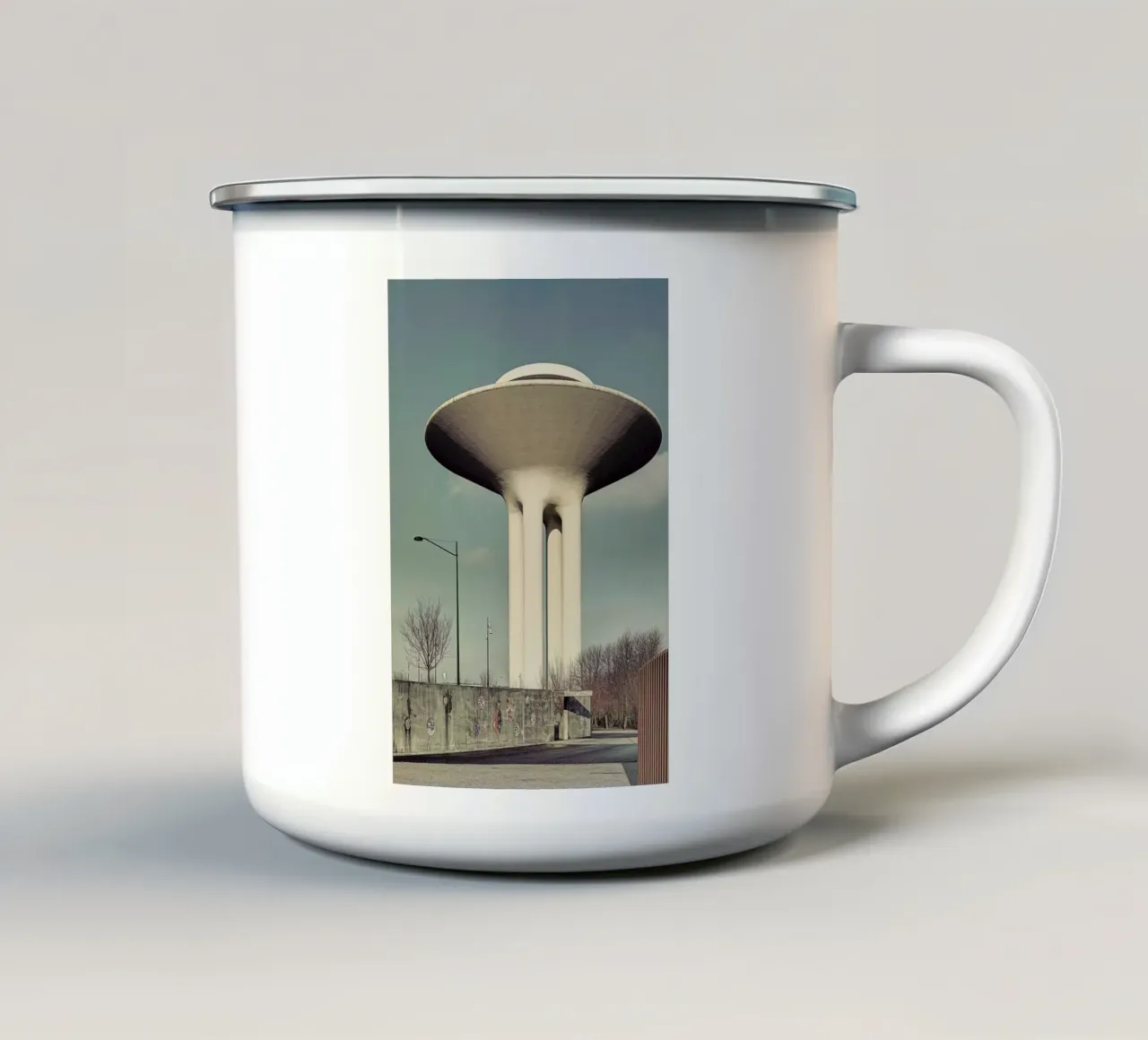 Hyllie 2 tazza in smalto da Michael Belhadi