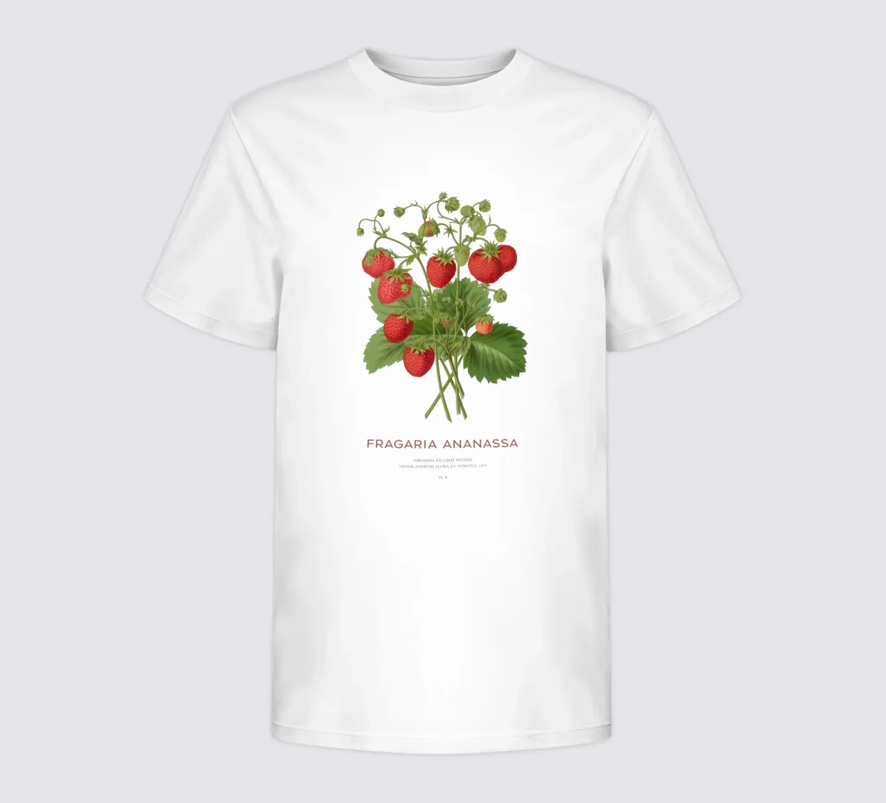Gartenerdbeere oder Fragaria ananassa Kinder T-Shirt von Vintagrafica