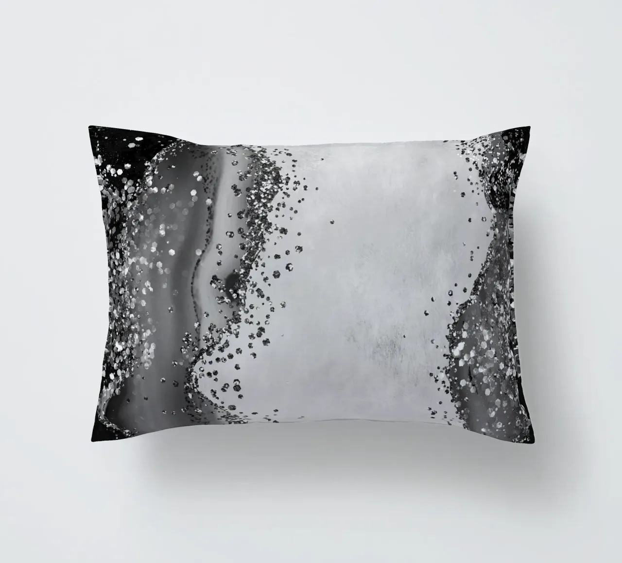 Texture Agata Nera Glitterata 01 cuscino da Gemstone Textures