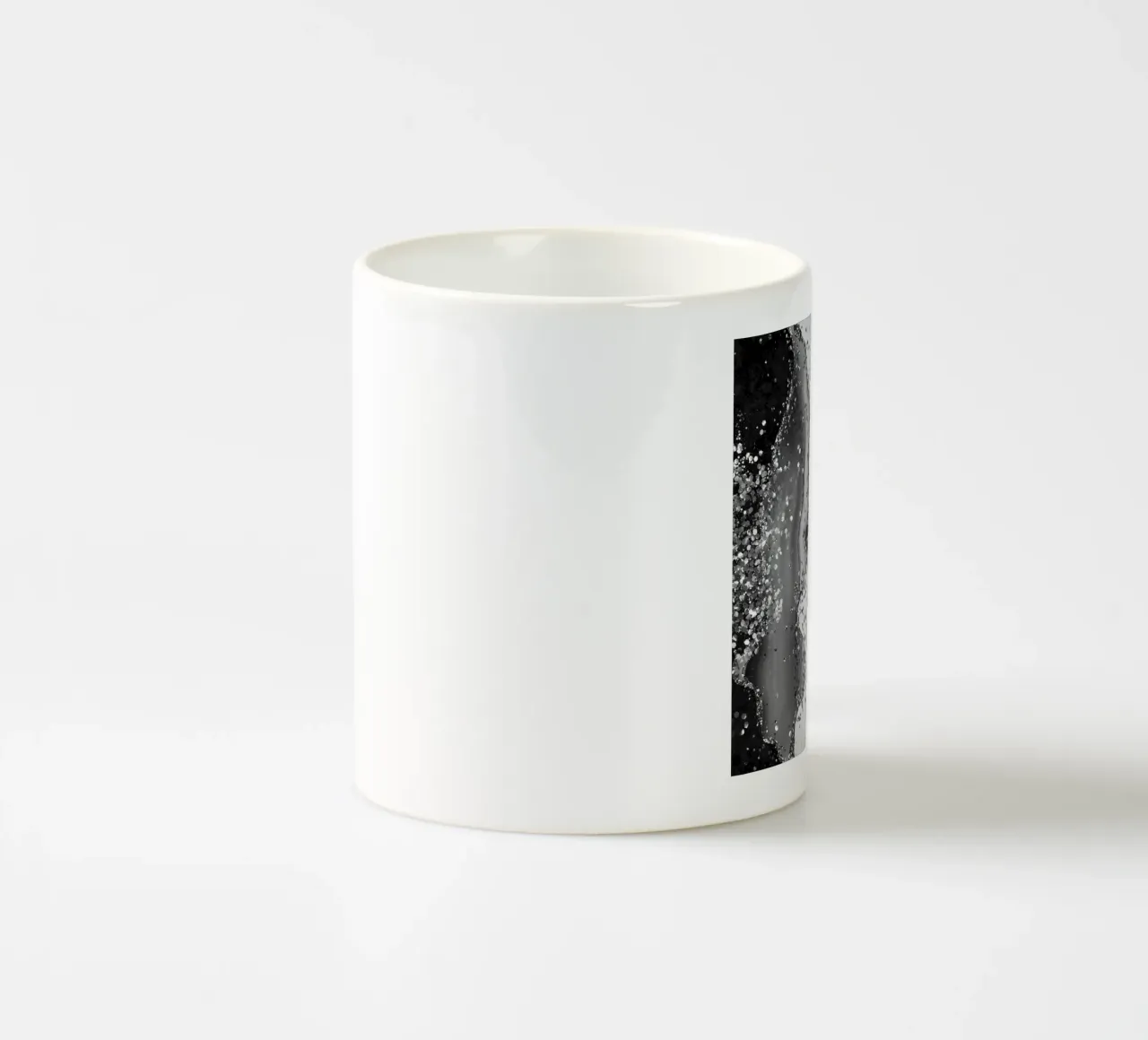 Texture Agata Nera Glitterata 01 tazza in ceramica da Gemstone Textures