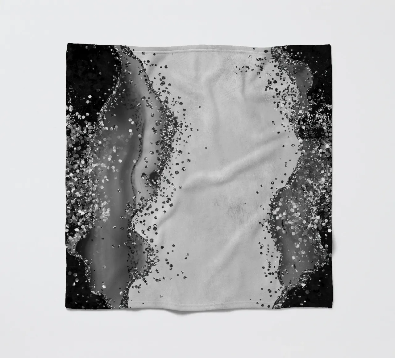 Texture Agata Nera Glitterata 01 coperta in pile da Gemstone Textures
