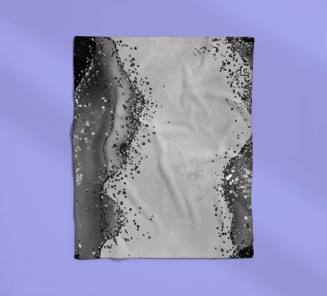 Texture Agata Nera Glitterata 01 coperta in pile da Gemstone Textures