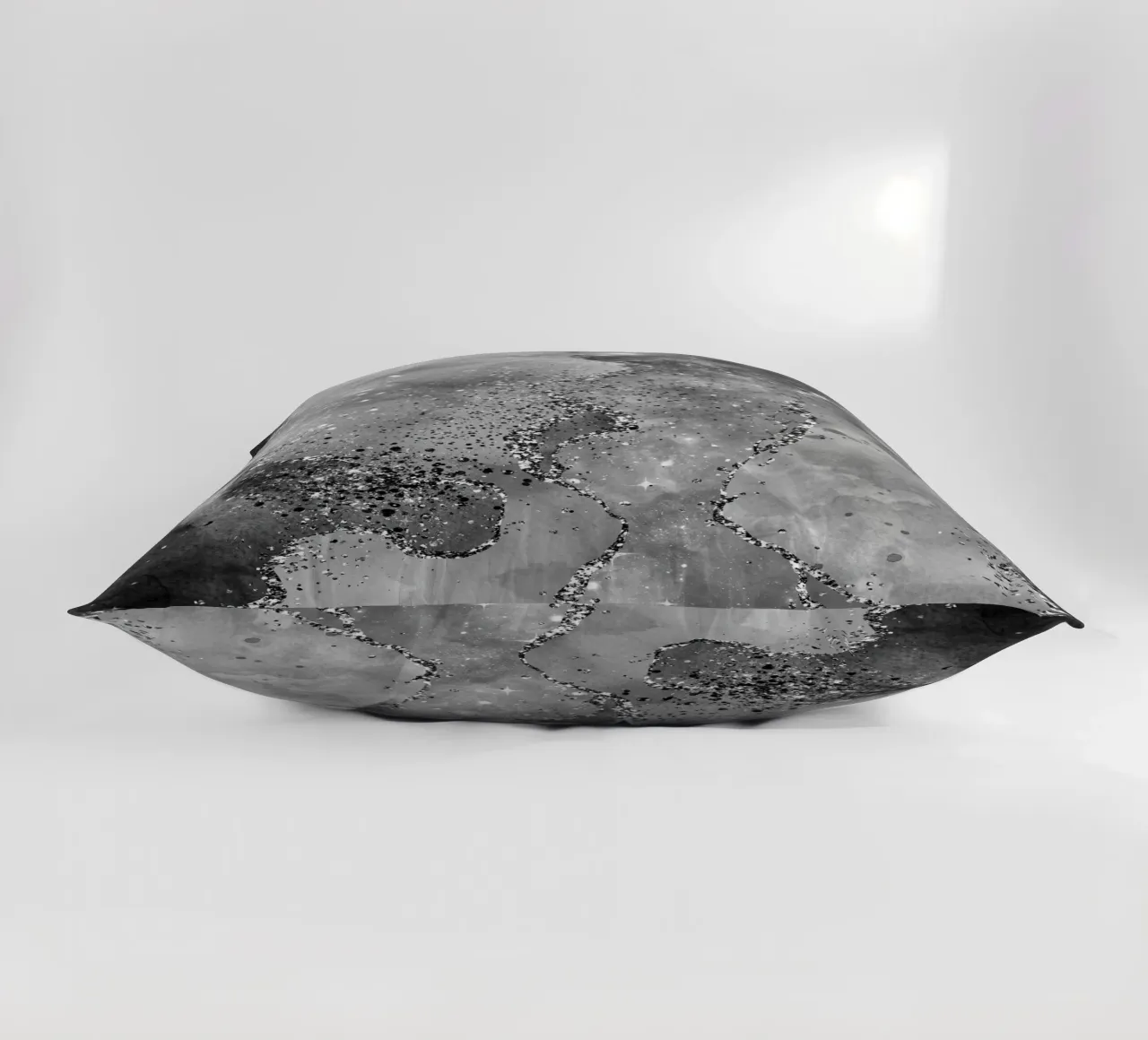 Texture Agata Nera Glitterata 02 cuscino da Gemstone Textures