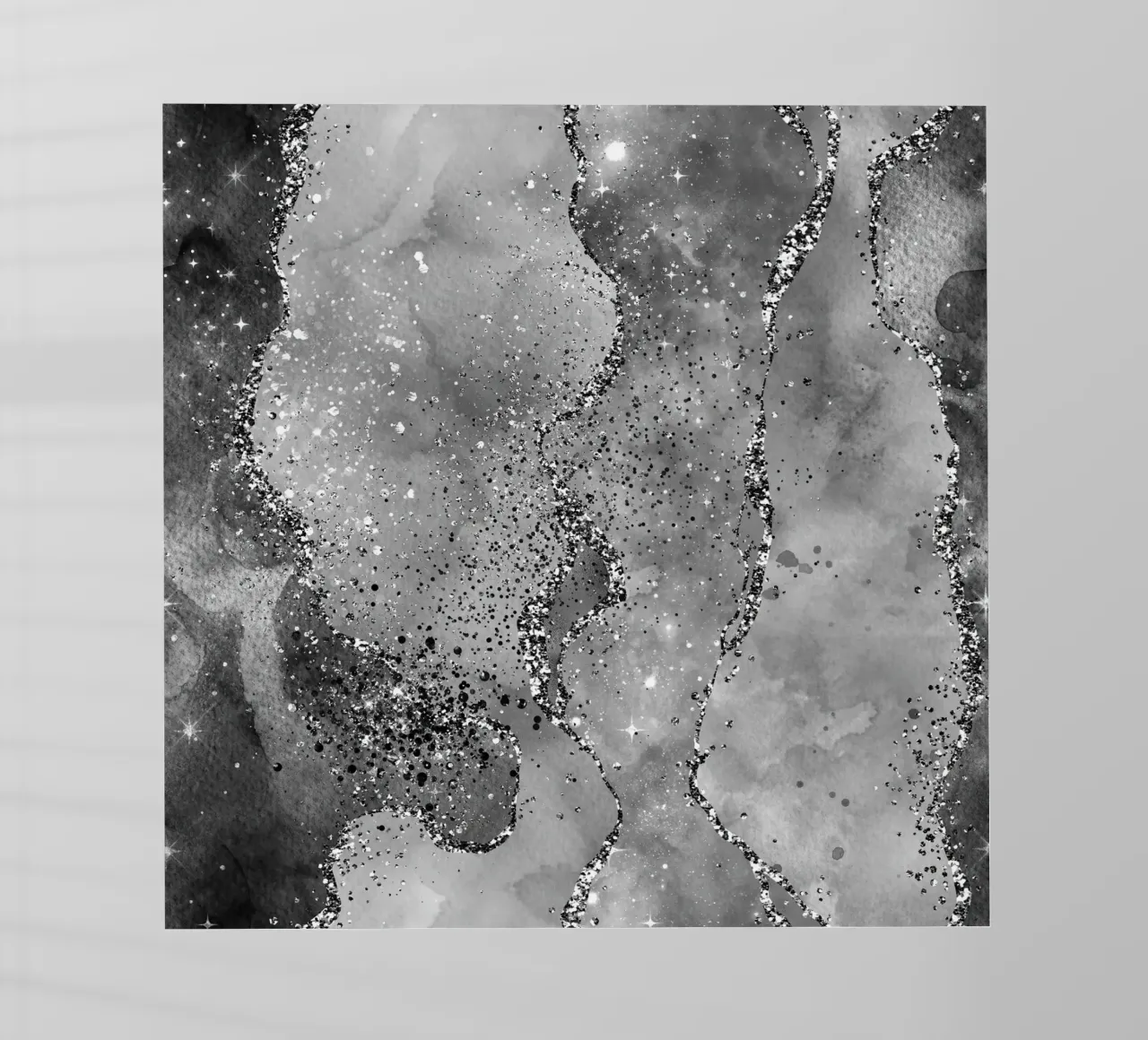 Texture Agata Nera Glitterata 02 pellicola backlit da Gemstone Textures