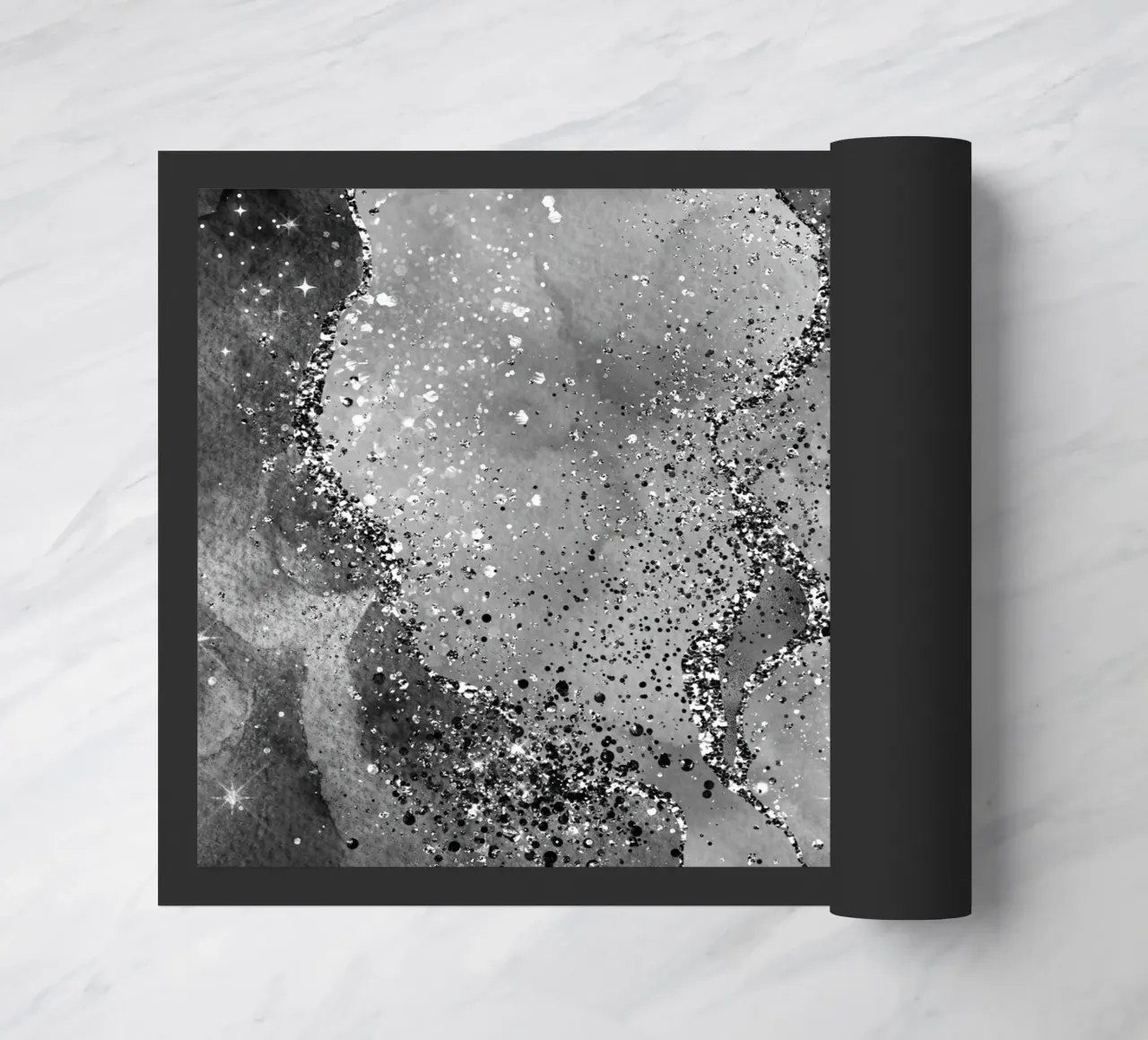 Texture Agata Nera Glitterata 02 zerbino da Gemstone Textures