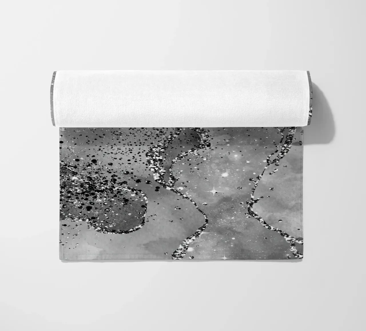 Texture Agata Nera Glitterata 02 telo mare da Gemstone Textures