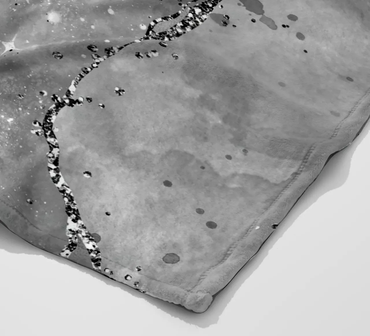 Texture Agata Nera Glitterata 02 coperta in pile da Gemstone Textures