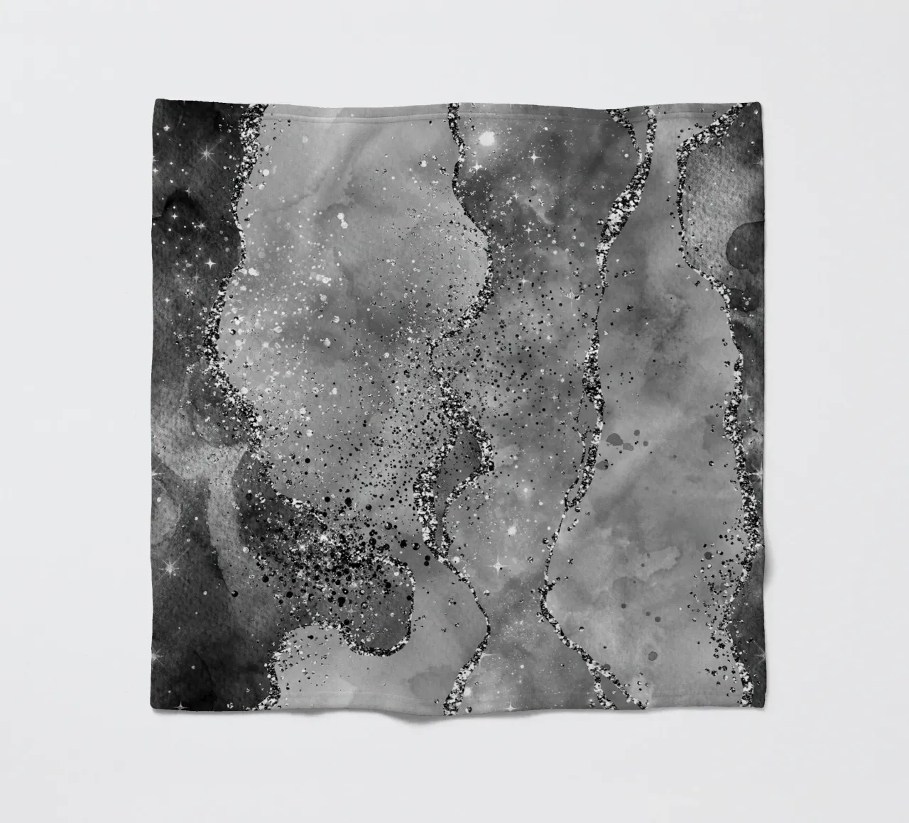 Texture Agata Nera Glitterata 02 coperta in pile da Gemstone Textures