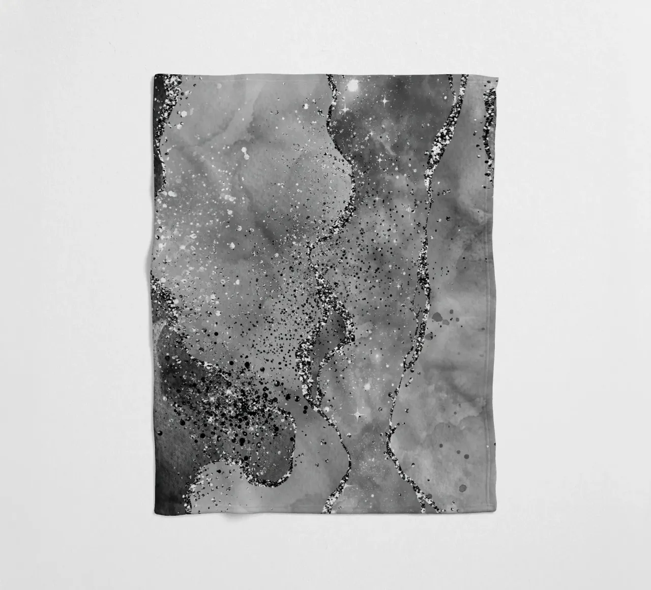 Texture Agata Nera Glitterata 02 coperta in pile da Gemstone Textures