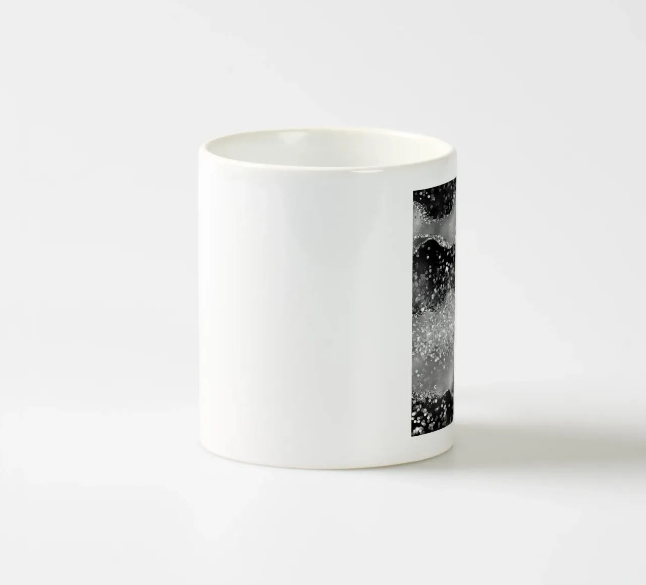 Texture Agata Nera Glitterata 03 tazza in ceramica da Gemstone Textures