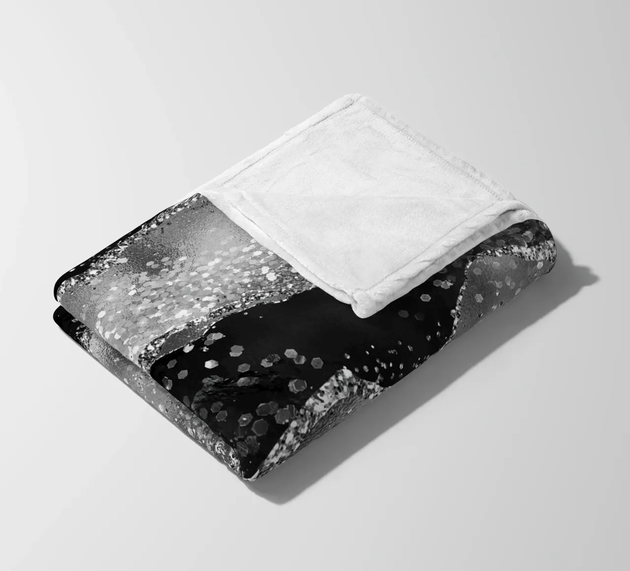 Texture Agata Nera Glitterata 03 coperta in pile da Gemstone Textures
