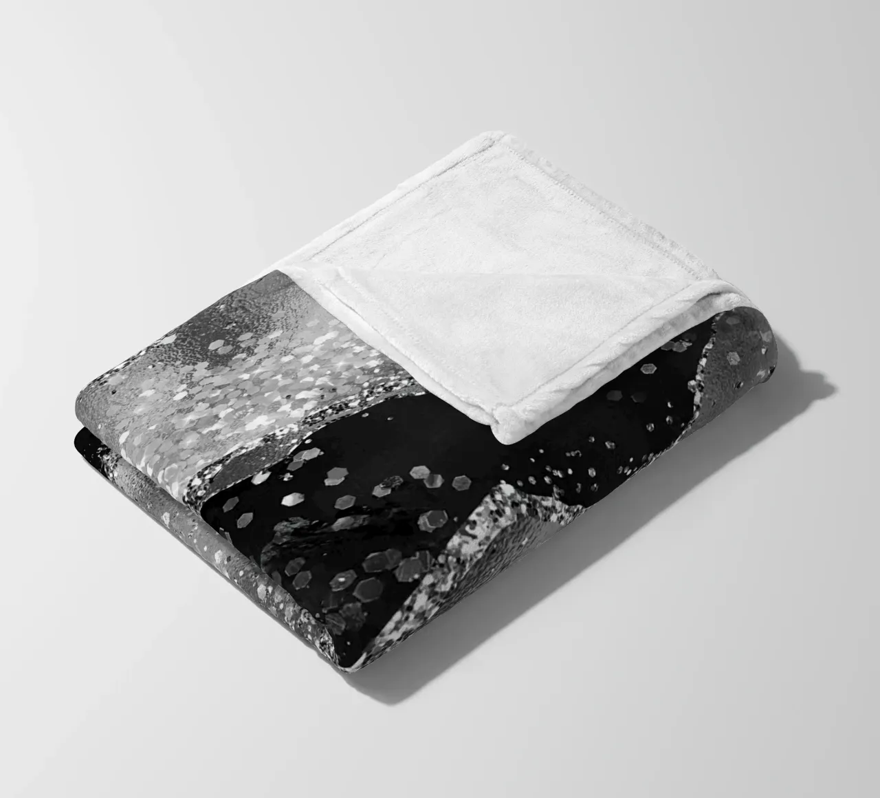 Texture Agata Nera Glitterata 03 coperta in pile da Gemstone Textures